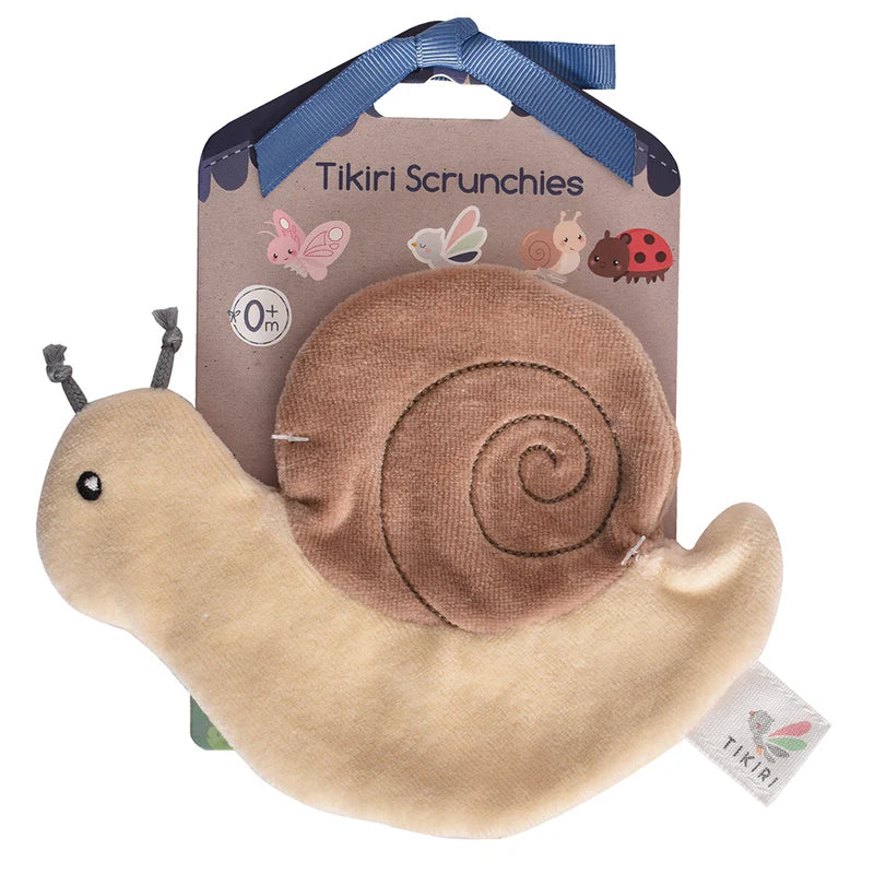 Crinkle Scrunch Sensory Toy for Kids - Soft Snail Design for Stress Relief & Autism Therapy - Perfect for Fidgeting, Anxiety Relief & Sensory Play