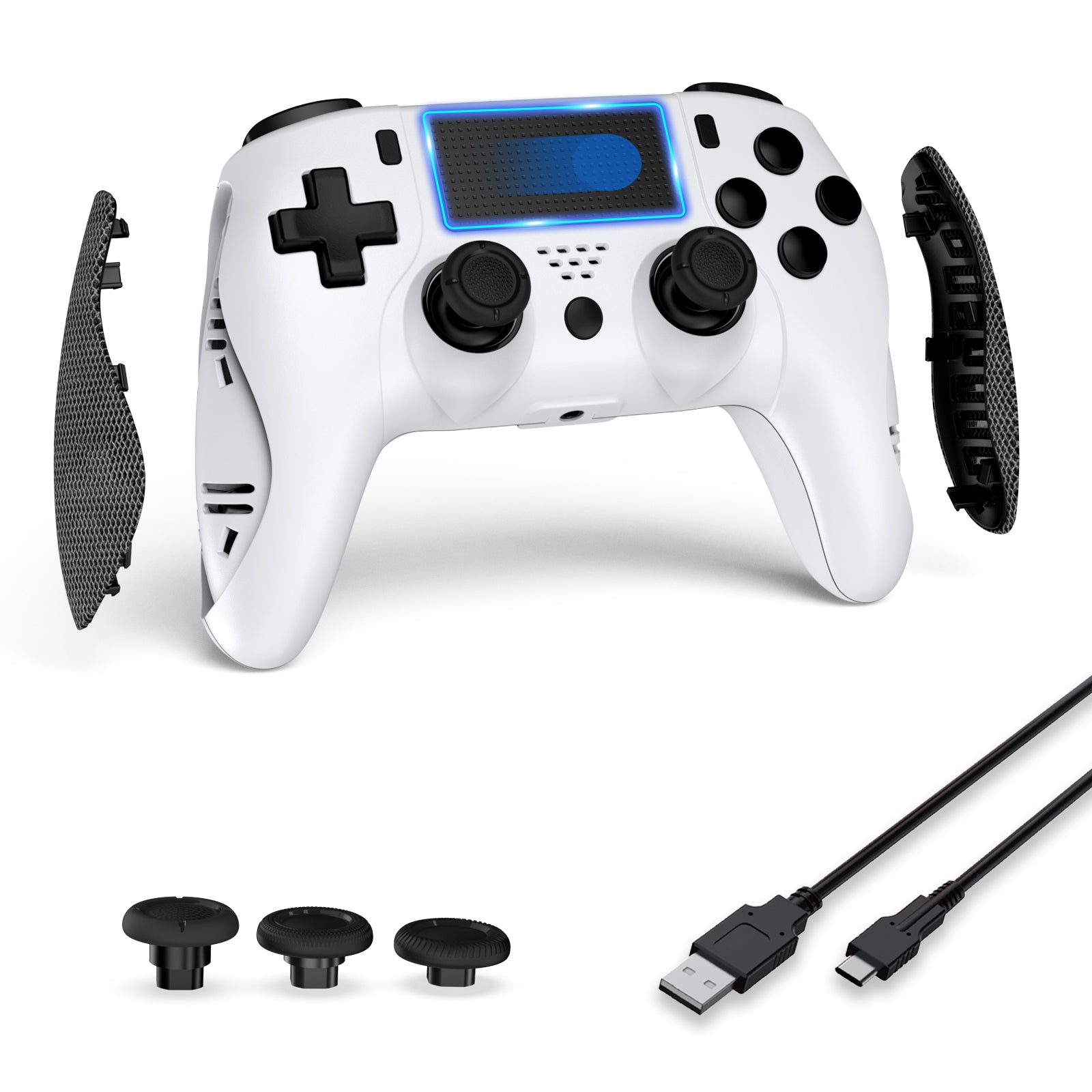 NexiGo Wireless Game Controller for PS4, PS4 Slim & PS4 Pro - Ergonomic Bluetooth Gaming Joystick for Playstation 4 | Perfect for Fortnite, Call of Duty & Multiplayer Gaming Sessions