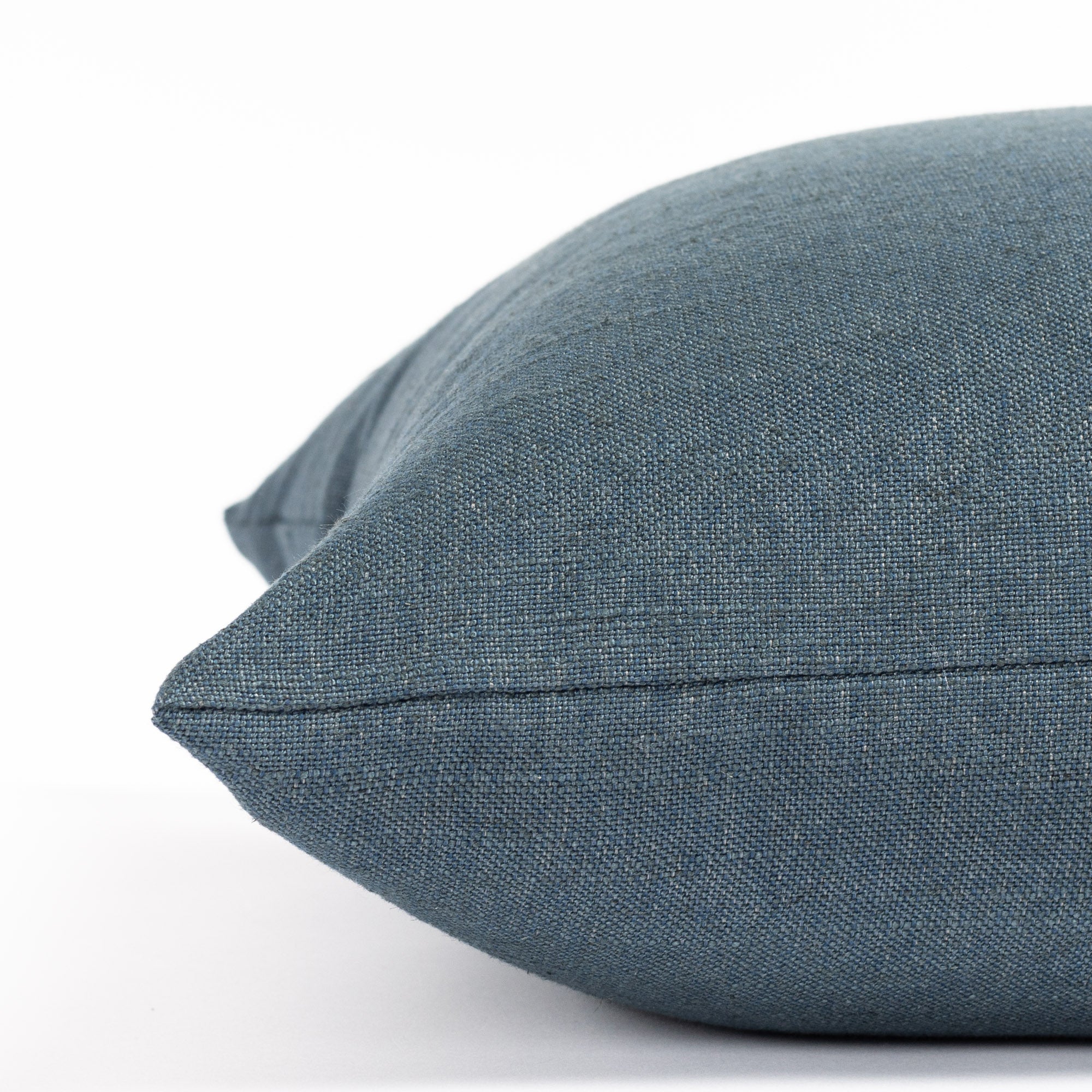 Premium Oxford 22x22 Inch Decorative Throw Pillow Cover - Indigo Blue - Soft & Durable Cotton Fabric for Sofa, Bed, Couch - Home Decor & Living Room Accent