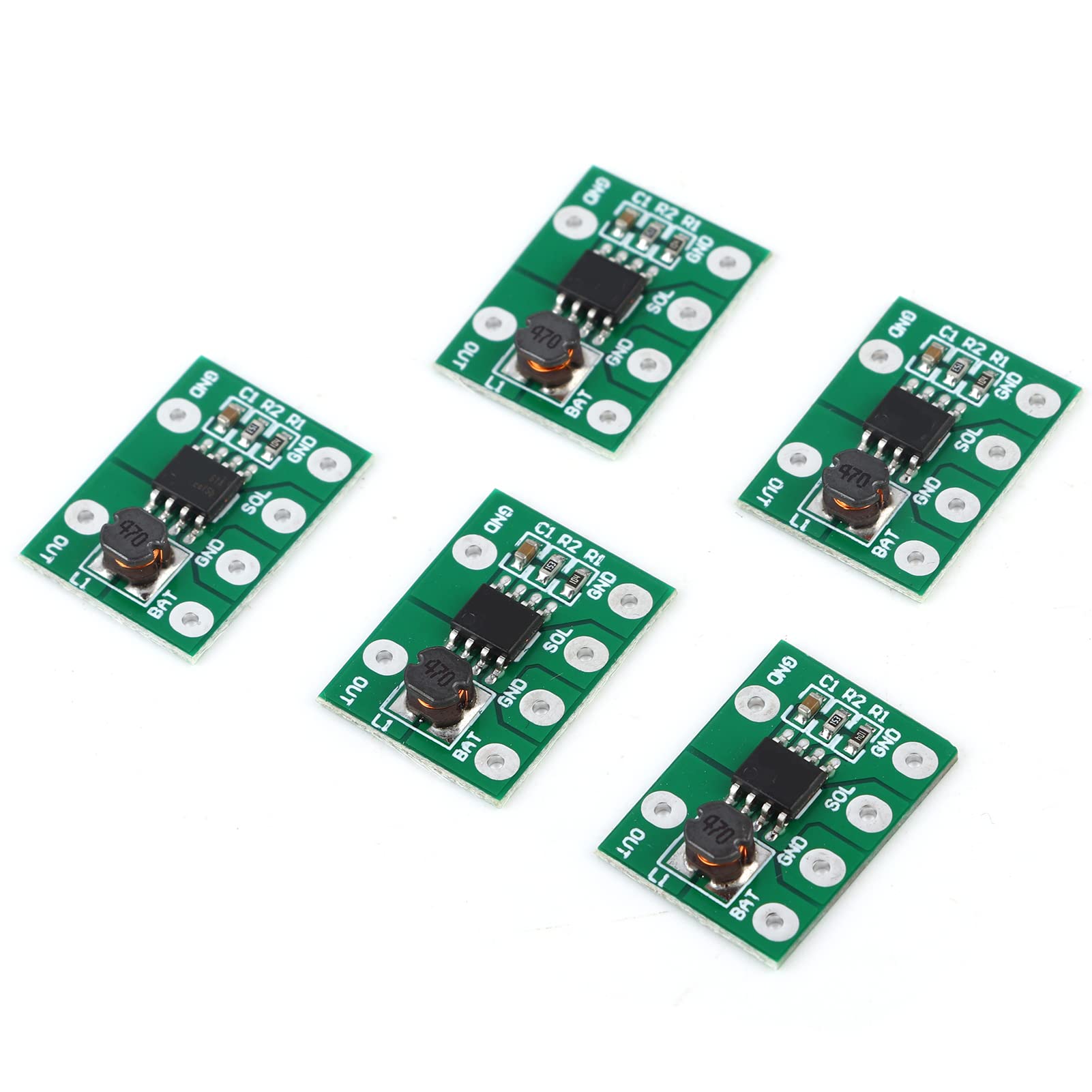 5pcs Solar Landscape Light Circuit Board Module RD1.2 - Solar Lamp Charge Controller Board for Outdoor Garden Path Lighting - DIY Solar Light Repair & Replacement Parts