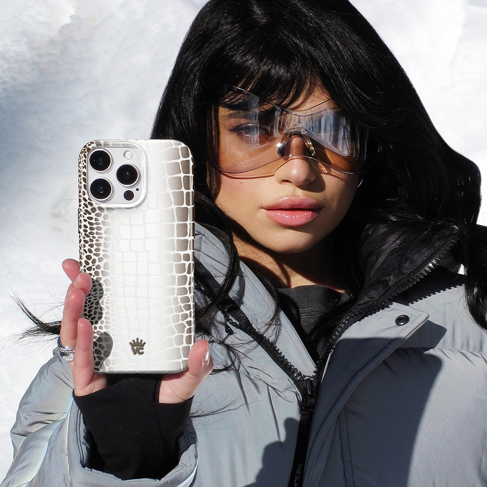 Durable Himalayan Salt Crystal iPhone Case - Shockproof & Stylish Phone Cover for iPhone 13/14/15 Pro Max - Perfect for Yoga, Meditation & Stress Relief