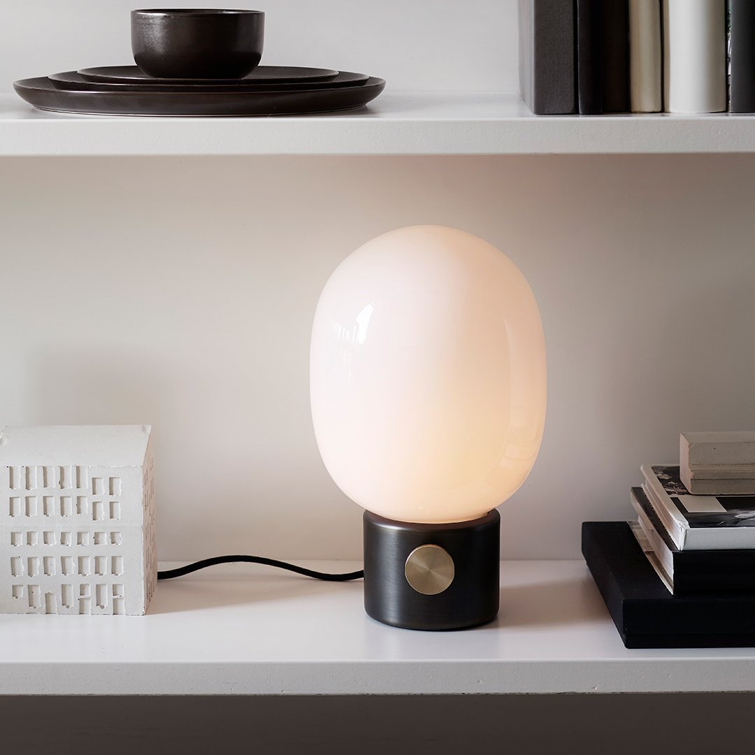 Wagell Jwda Modern LED Table Lamp - Adjustable Brightness, Touch Control, USB Charging - Perfect for Bedroom, Living Room, Office & Study Desk Lighting