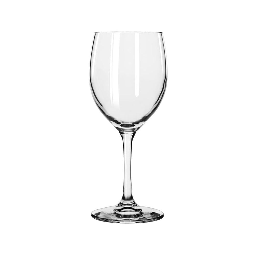 Libbey Bristol Valley 8.5 Oz Chalice Wine Glass Set - 24-Pack for Wedding, Party & Restaurant Use - Elegant Stemware for Red & White Wine Tasting