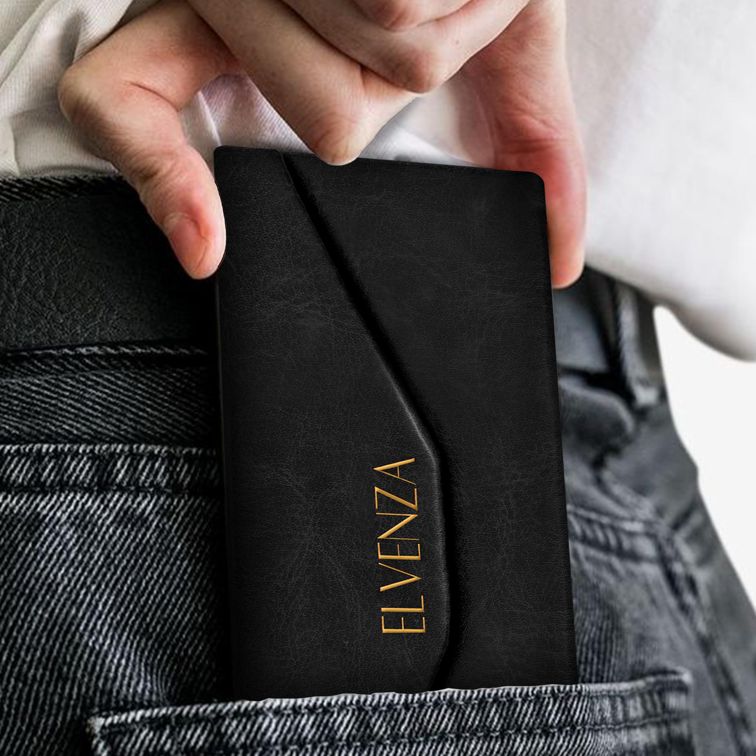 ELVENZA Foldable Glasses Case for Sunglasses & Eyewear - Includes Microfiber Cleaning Cloth | Compact Eyeglass Holder for Travel, Office & Daily Use
