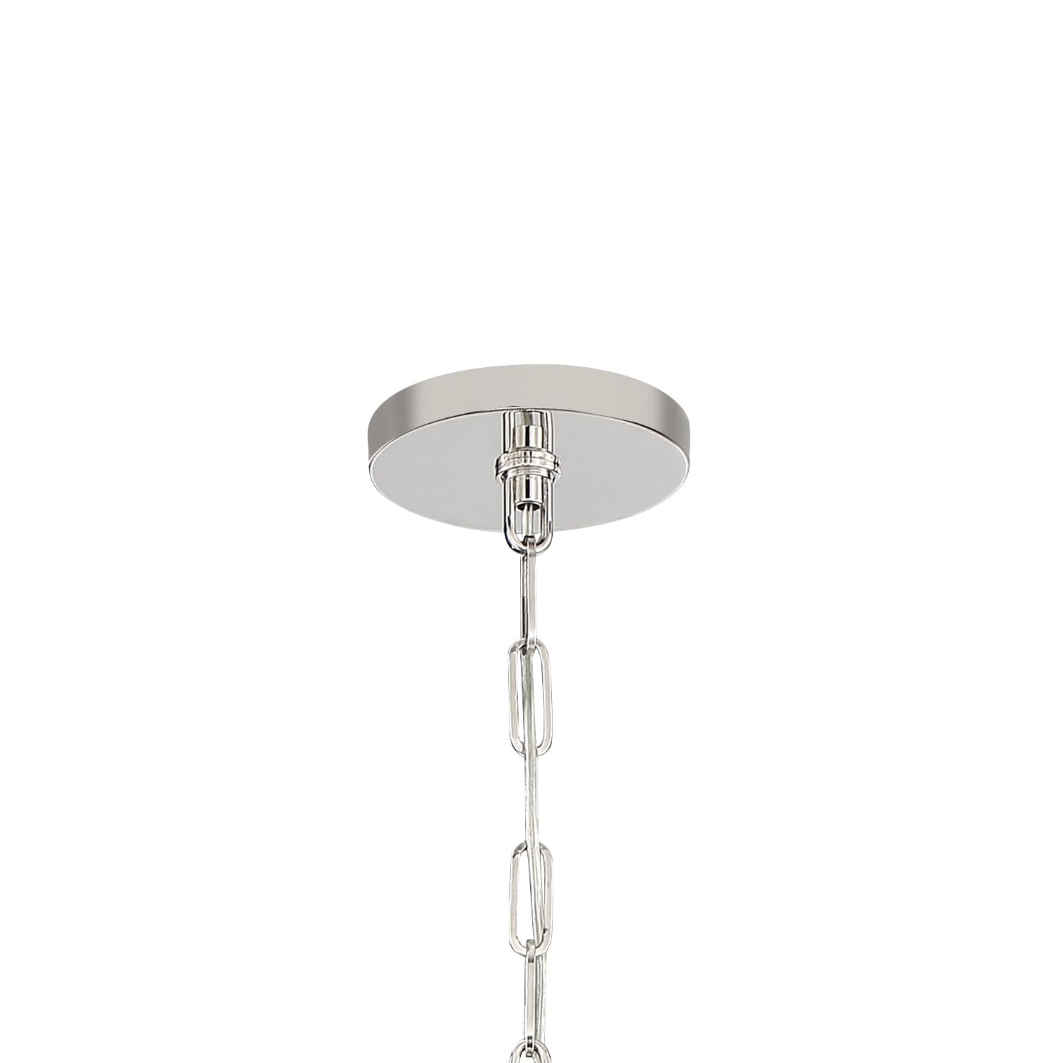 Crystorama Libby Langdon Sylvan 8-Light Polished Nickel Chandelier - Elegant Dining Room Lighting Fixture for Modern Home Decor