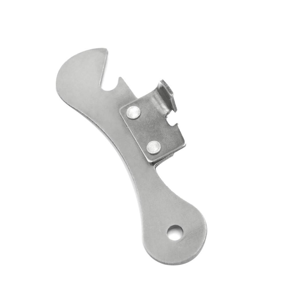 Stainless Steel Manual Jar Opener - Compact Tin Can Bottle Cap Opener for Kitchen, Dining & Bar - Perfect for Mason Jars, Beer Bottles & Kitchen Cans