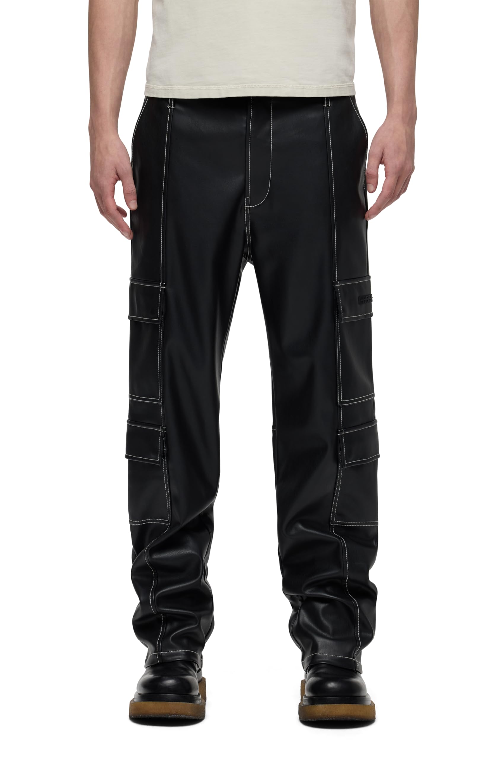 HUDSON Men's Baggy Cargo Pants - Stylish & Comfortable Loose Fit Workwear for Outdoor, Hiking & Casual Wear
