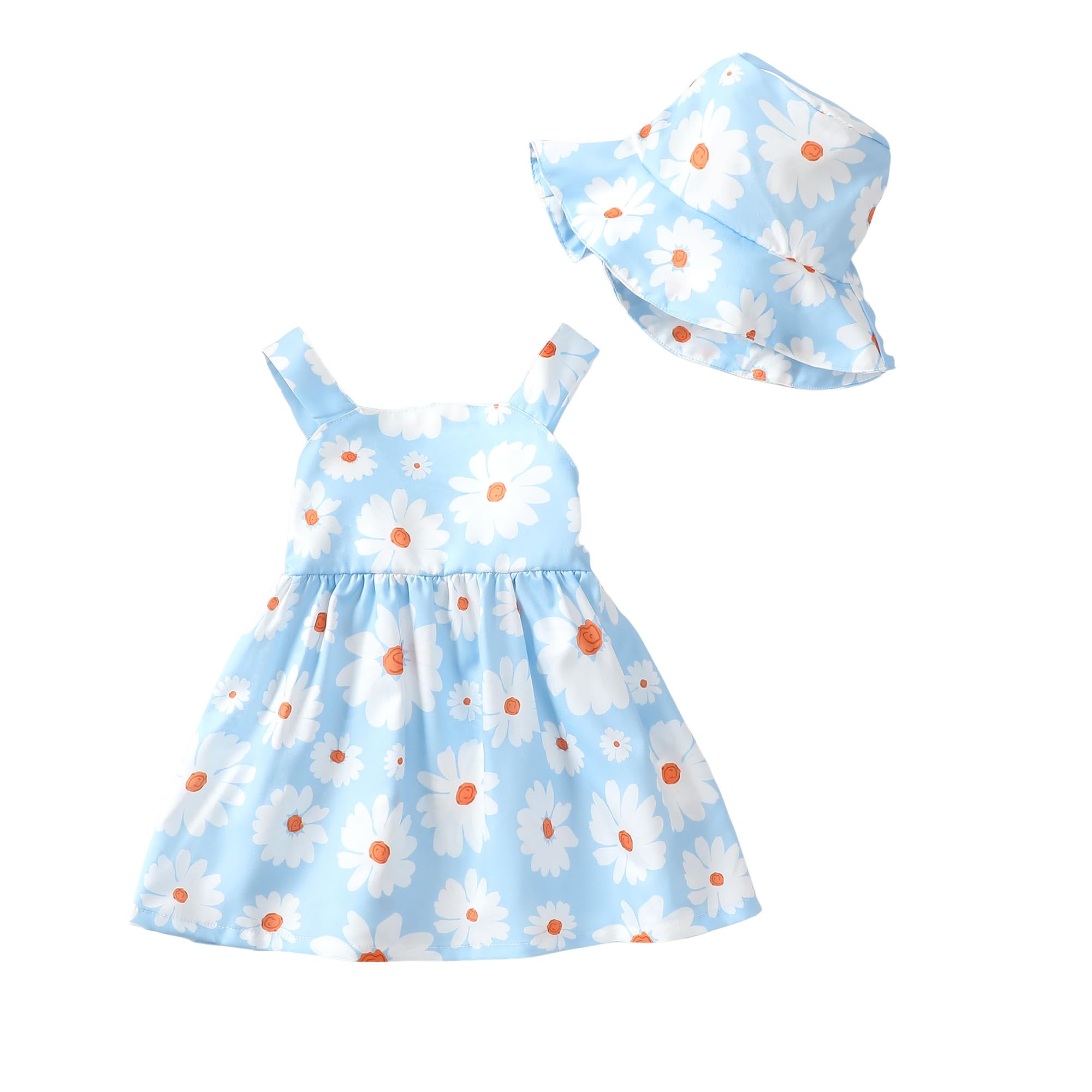 Adorable Newborn Baby Girl Dress - Toddler Halter Backless Sleeveless Floral Sundress | Summer Outfits for Infants & Girls | Perfect for Beach, Party & Photo Shoots | Ideal for Family Vacations, Birthday Celebrations & Outdoor Playdates | Cute Baby Outfit for Summer Weddings, Pool Parties & Instagram Photos | Great for Beach Vacations, Birthday Parties, Family Photos & Outdoor Adventures