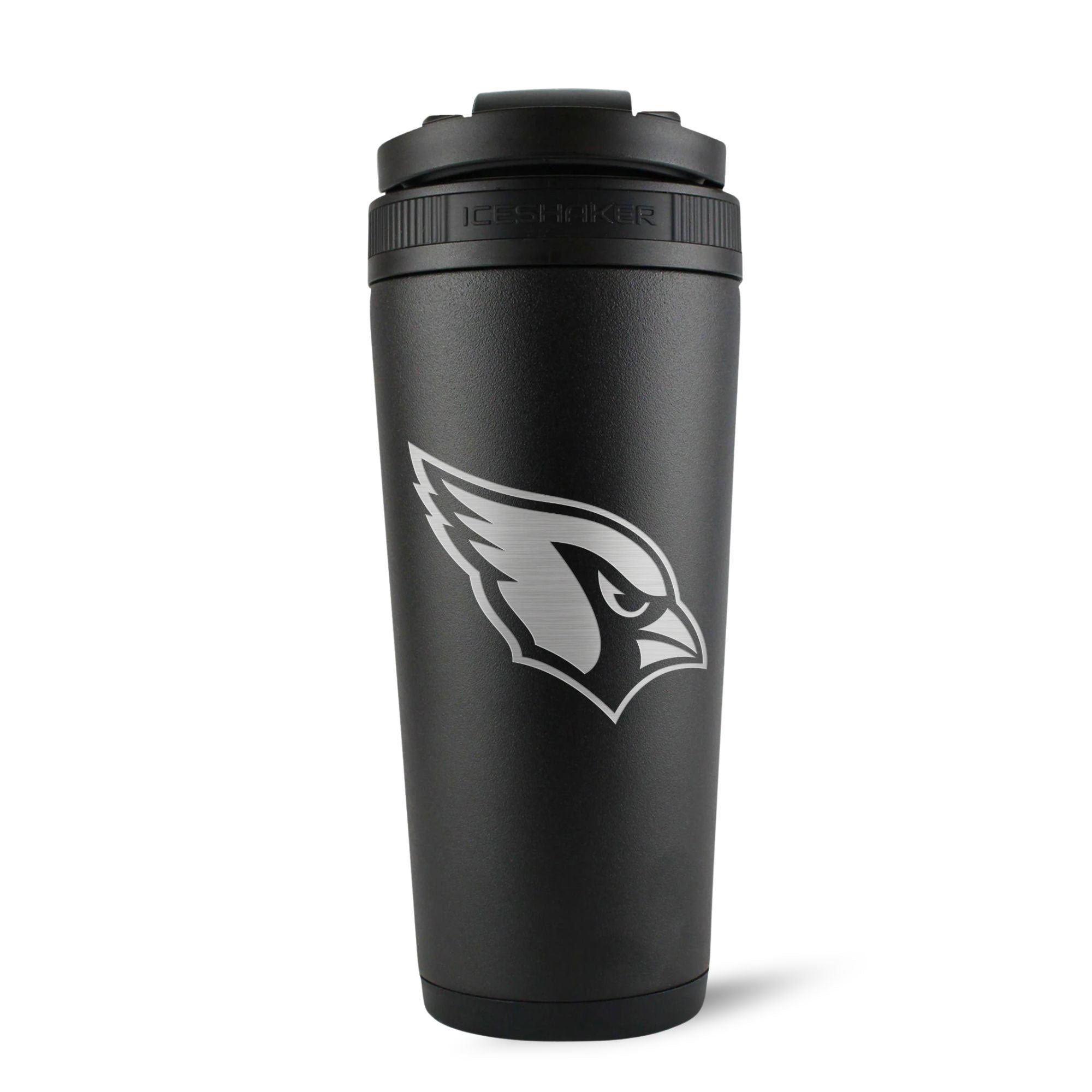 Arizona Cardinals 26oz Insulated Stainless Steel Ice Shaker Cup - Officially Licensed NFL Team Merchandise for Workouts, Gym, and Tailgating