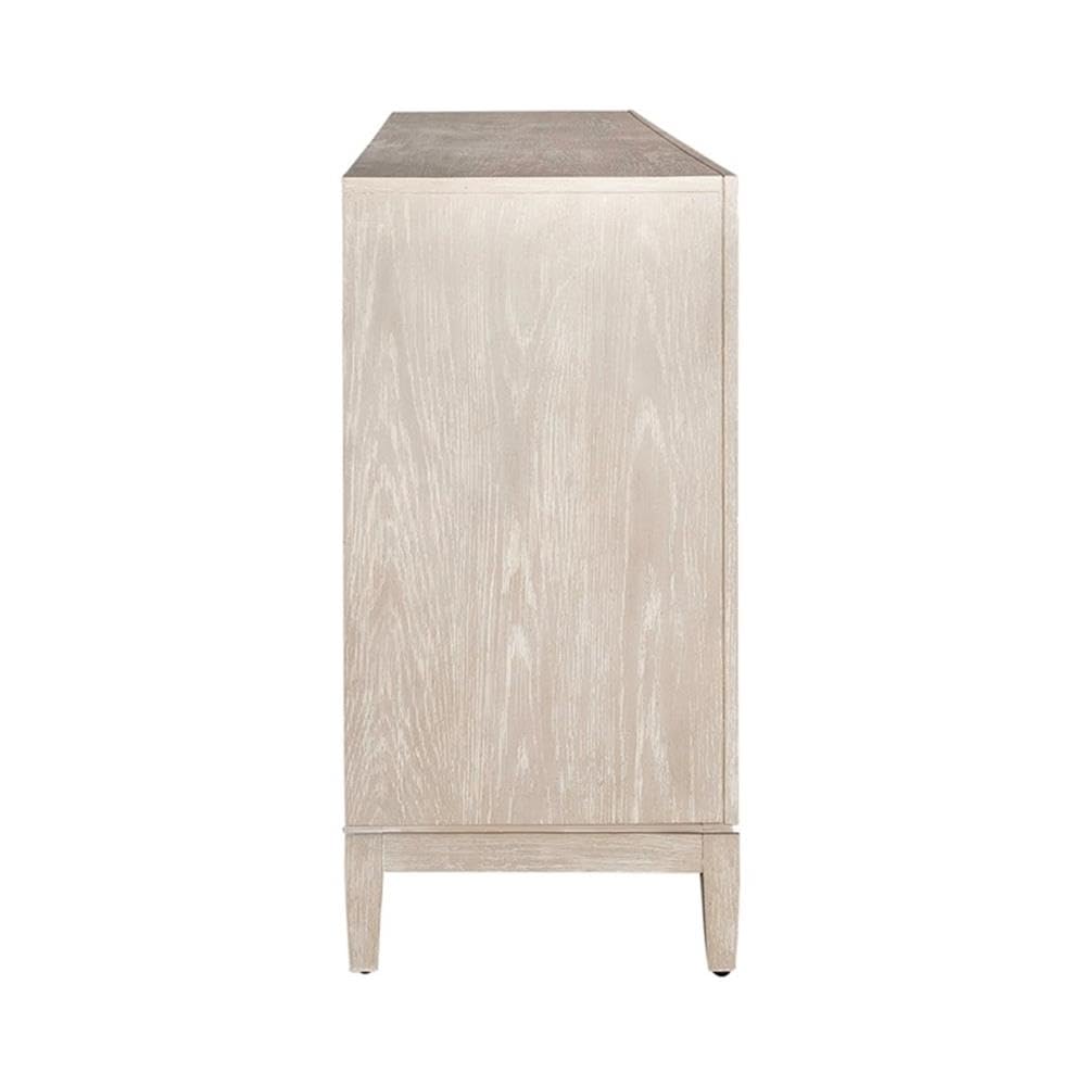 LIBERTY FURNITURE INDUSTRIES Kinsley 4-Door Accent Cabinet - Stylish Storage Solution for Living Room, Bedroom or Entryway