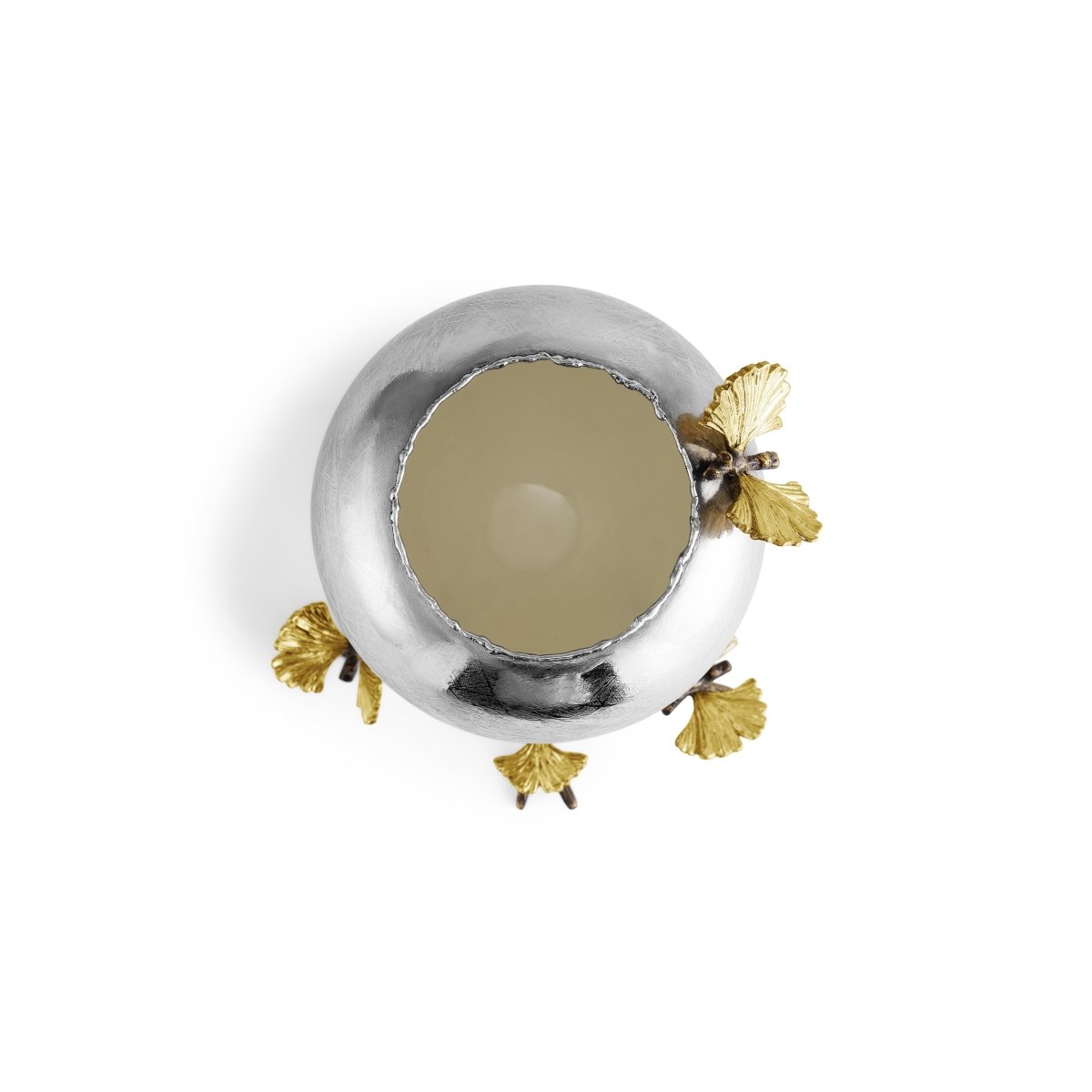 Butterfly Ginkgo Footed Vase - Elegant Ceramic Flower Vase for Home Decor, Wedding Centerpiece, and Tabletop Display