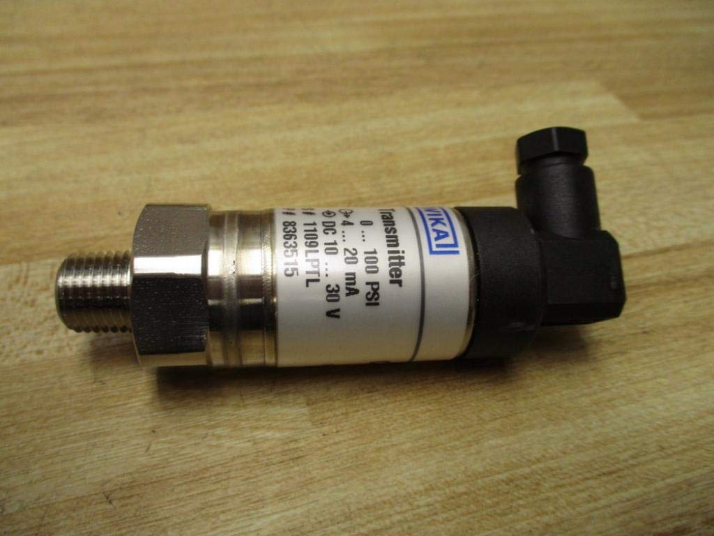 WIKA C-10 C10 Pressure Transmitter 150PSI 4-20mA 10-30VDC - Industrial Process Control for Hydraulic Systems & HVAC Monitoring