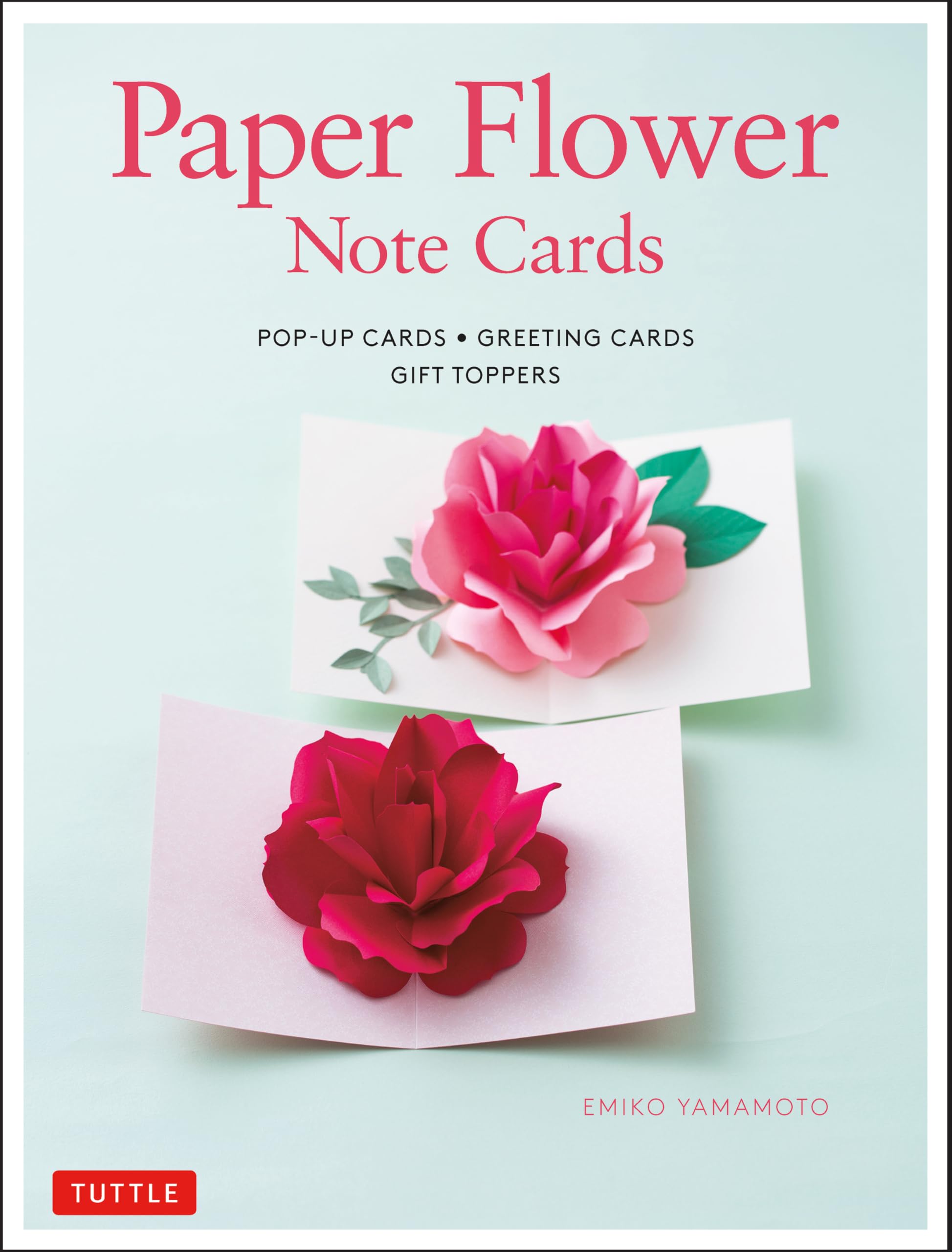 Elegant 3D Pop-Up Paper Flower Note Cards - Handmade Greeting Cards for Birthdays, Weddings & Thank You - Perfect Gift Toppers for Special Occasions