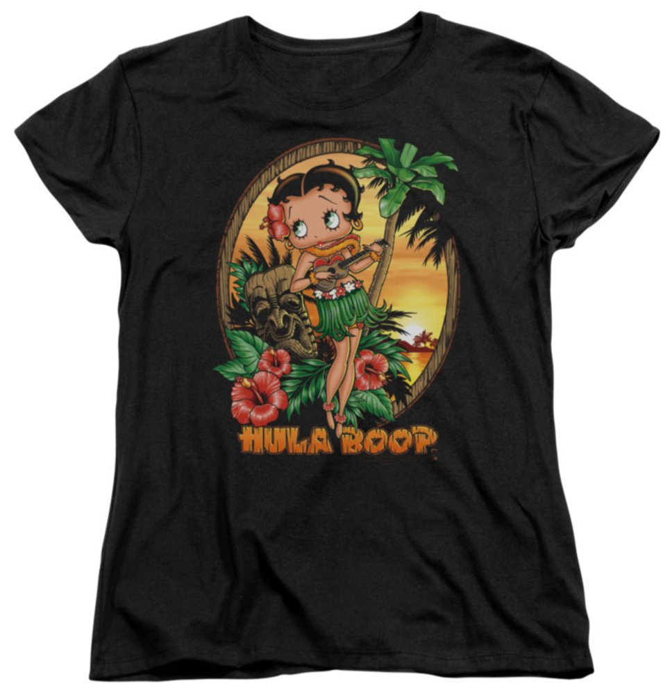 Betty Boop Women's T-Shirt - Vintage Cartoon Graphic Tee for Casual Wear & Pop Culture Fans