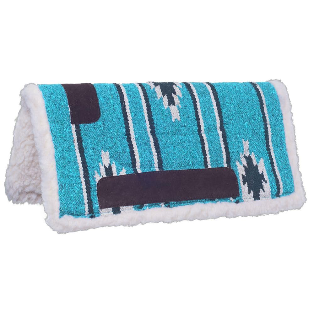 Tough 1 Miniature Sierra Saddle Pad for Horses - Comfortable & Durable Riding Pad for Western, Trail & Show - Perfect for Mini Horses & Ponies
