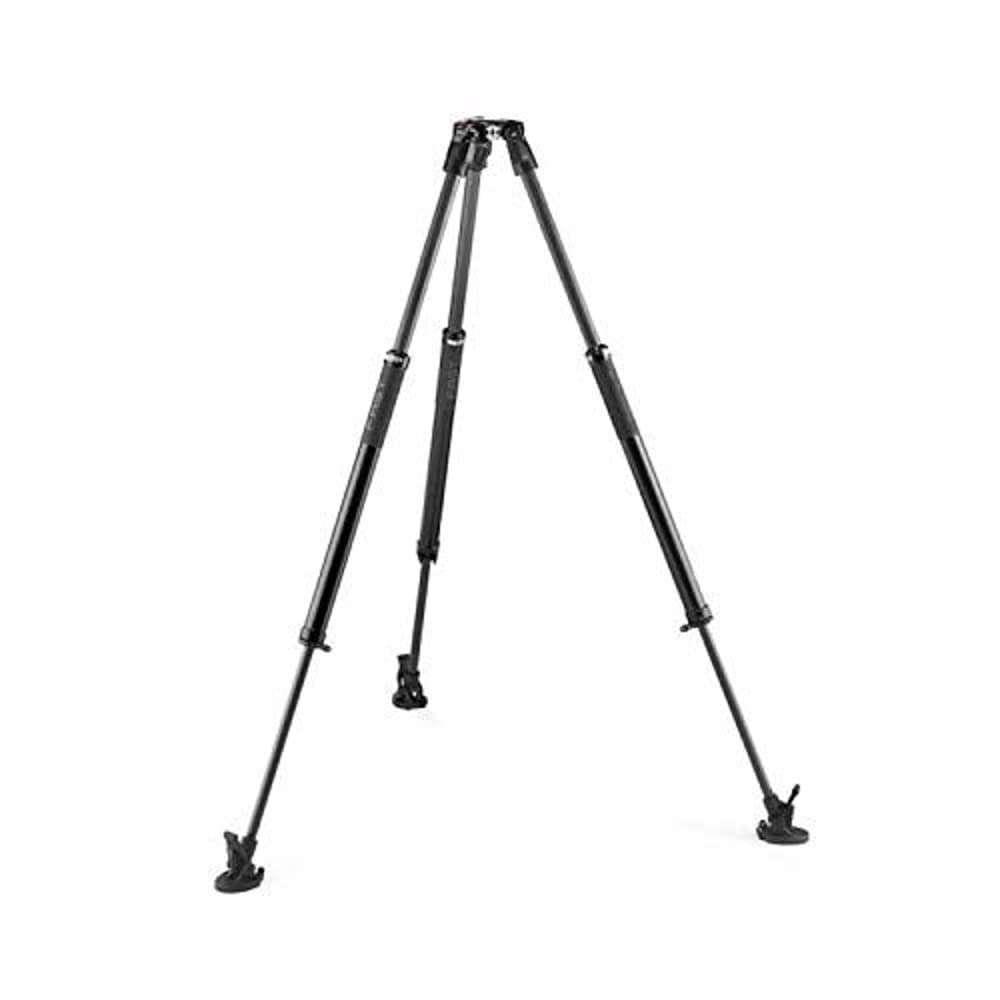 Manfrotto 635 Fast Single Carbon Fiber Tripod for DSLR & Digital Cameras - Lightweight & Sturdy Vlogging & YouTube Equipment - Perfect for Travel, Outdoor Photography & Content Creation