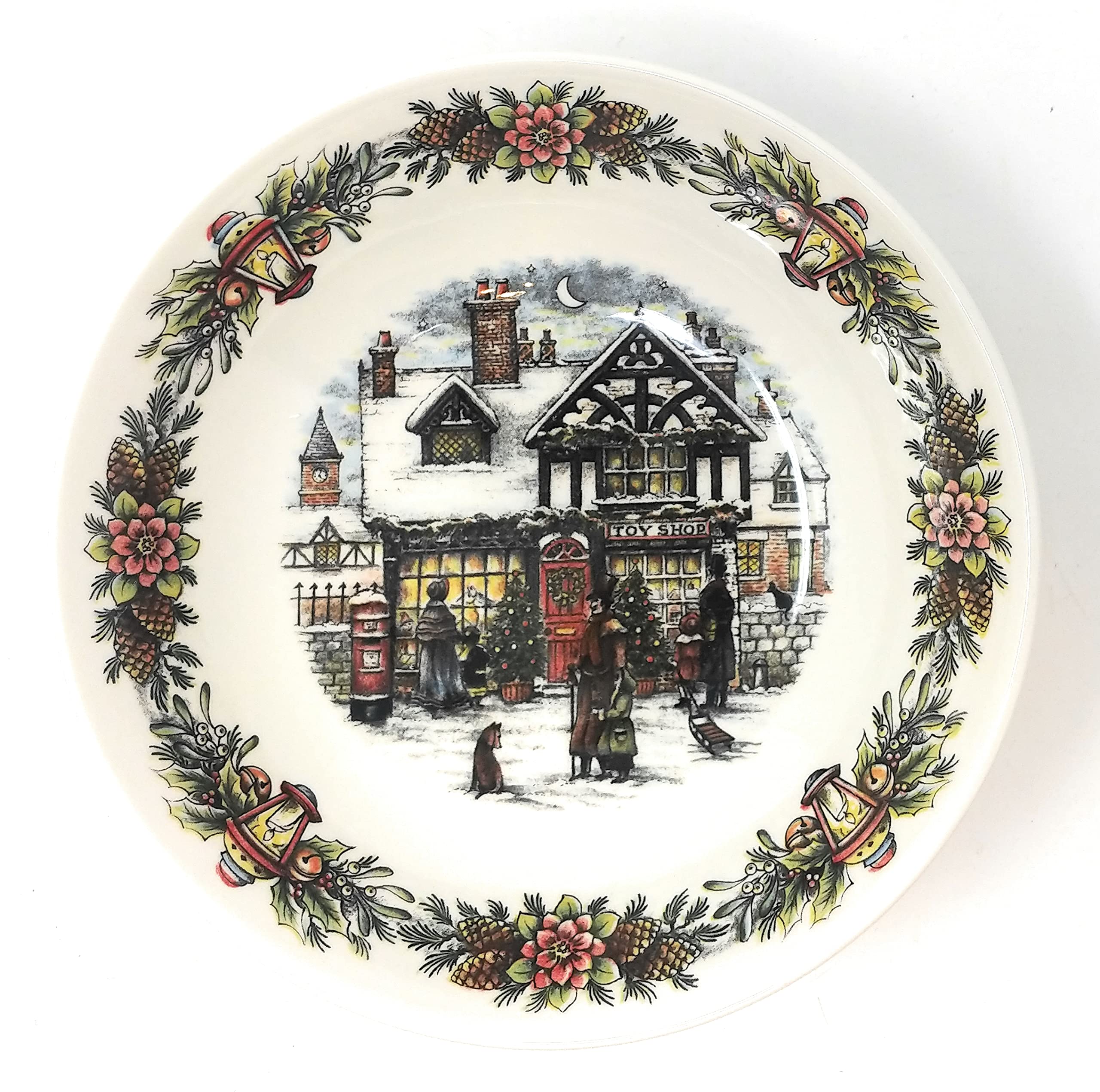 Royal Stafford Christmas Village Toy Shop Bowl - 7.75