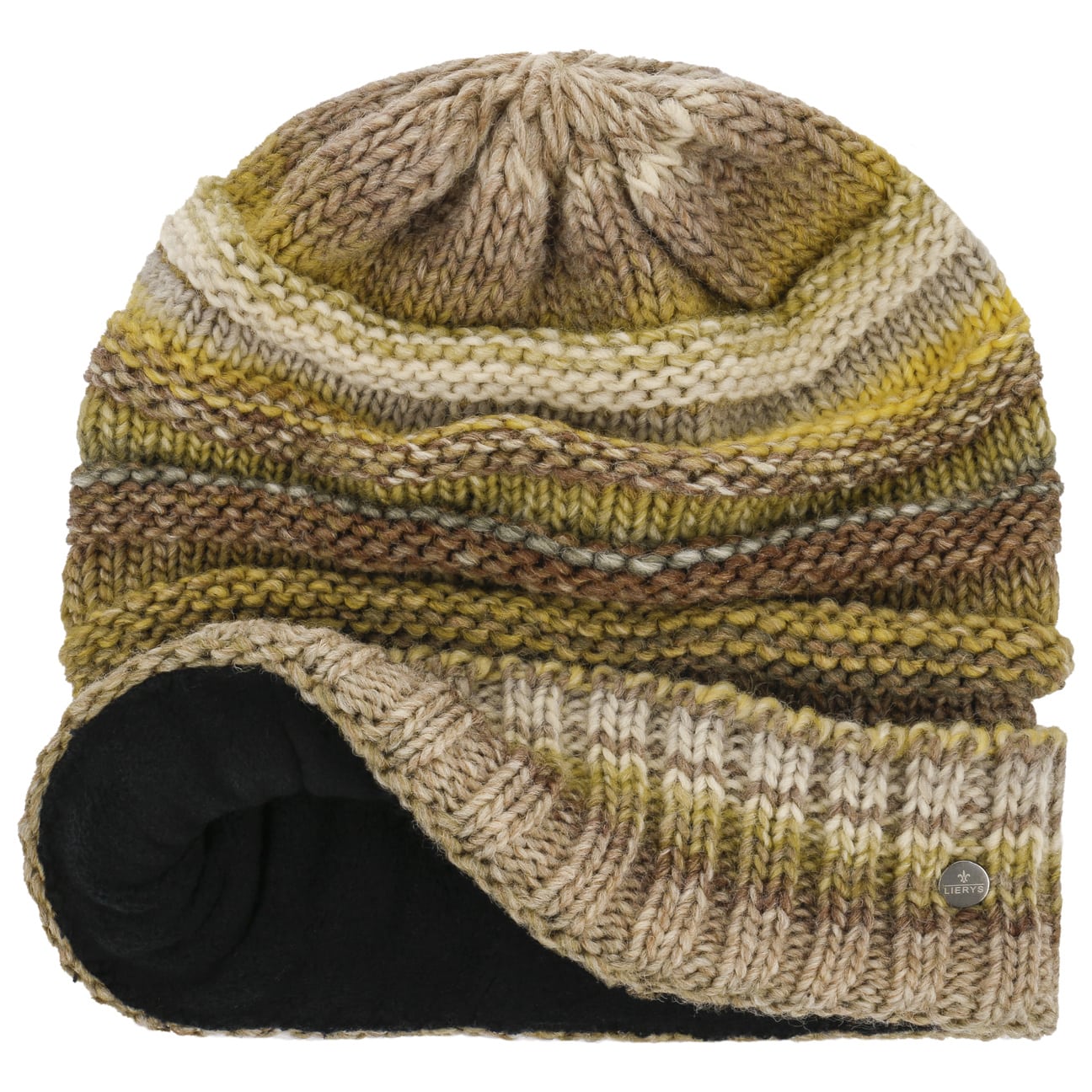 Lierys Bernardo Beanie - Fleece-Lined Winter Hat with Foldable Cuff for Men & Women - Perfect for Skiing, Snowboarding & Cold Weather Outdoor Activities