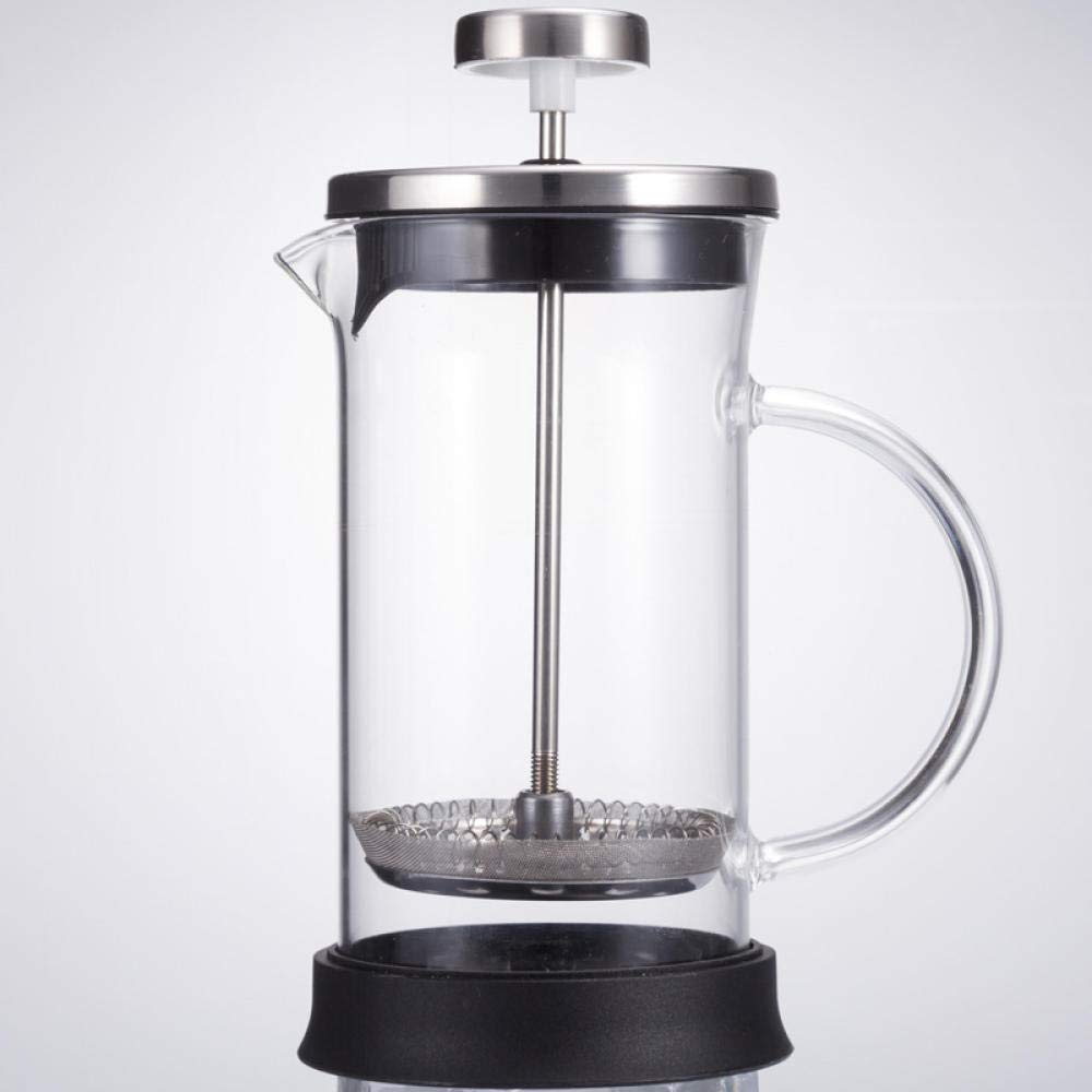 600ml French Press Coffee Maker - Stainless Steel Coffee Press Pot with Filter, Hand Brew Coffee Maker & Milk Frother for Home, Office, Camping & Travel