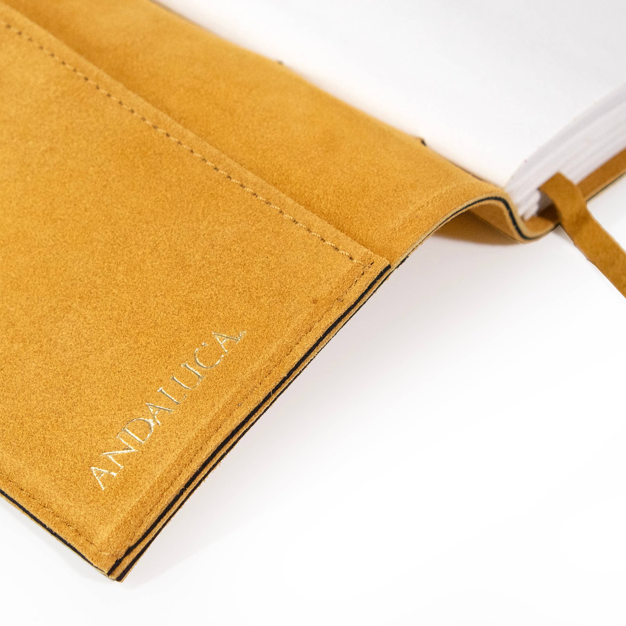 Premium Large Dijon Yellow Suede Journal - Leather Bound Writing Notebook for Travel, Work & Creative Inspiration | Perfect Gift for Writers & Professionals