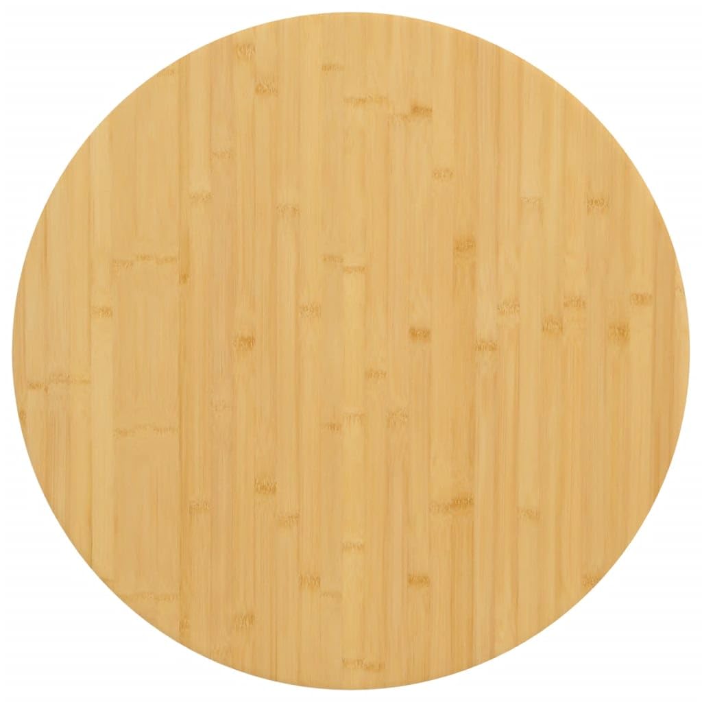 Premium Round Bamboo Table Top 23.6