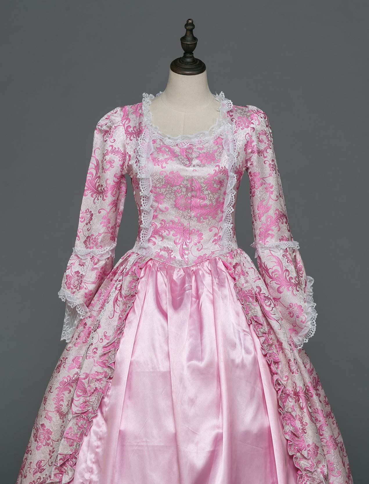 18th Century Rococo Ball Gown - Elegant Masquerade Dress for Women | Vintage Costume Party, Historical Reenactment, Cosplay & Themed Events