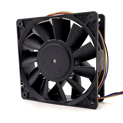 Delta PFB1248EHE 48V 120mm Server Cooling Fan - 0.54A High-Speed 12038 Fan for Data Center, Network Rack & Industrial Equipment Cooling