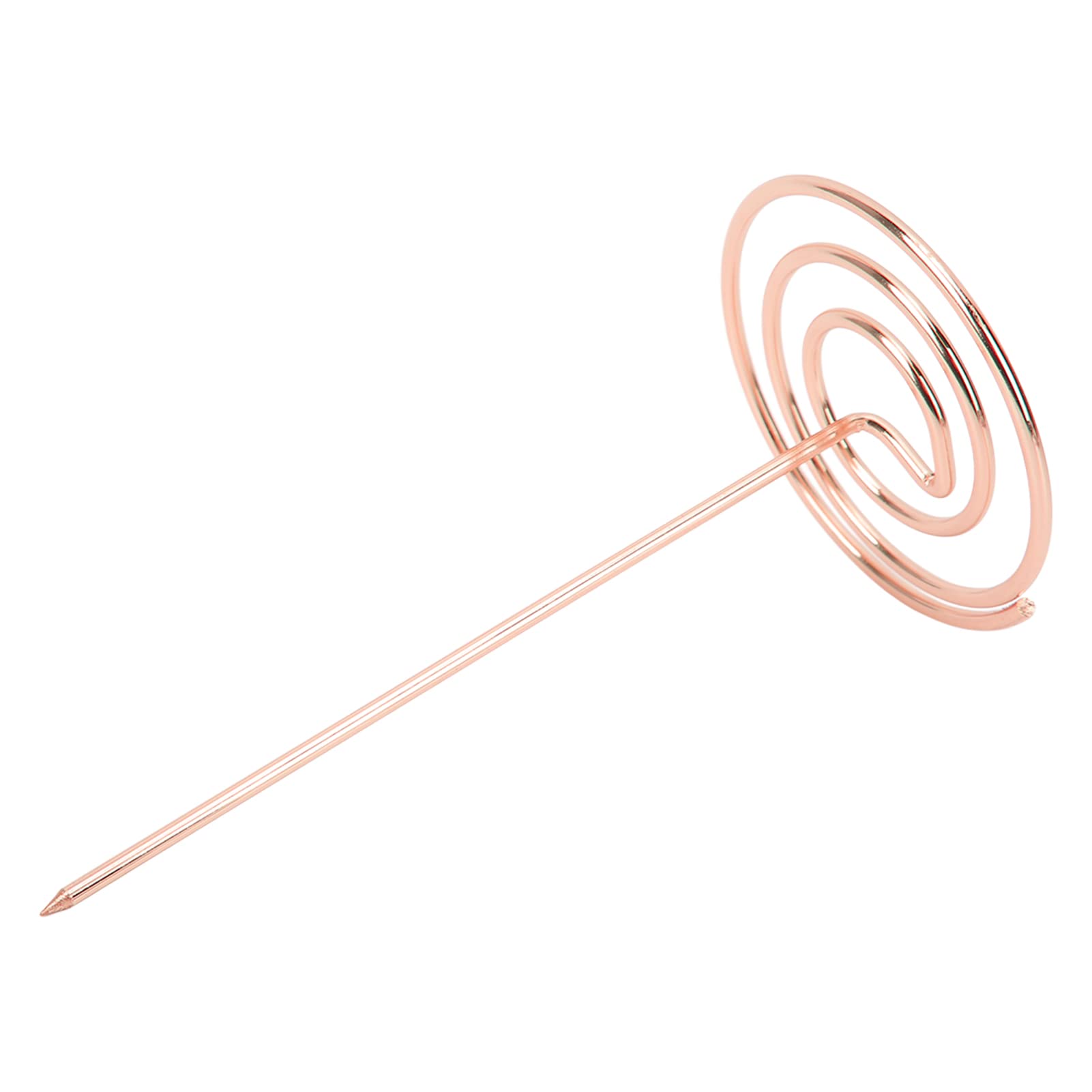 5PCS Rose Gold Receipt Holders for Desk - Durable Recyclable Ticket Spikes & Check Spindles for Office, Kitchen, Restaurant, and Retail Use