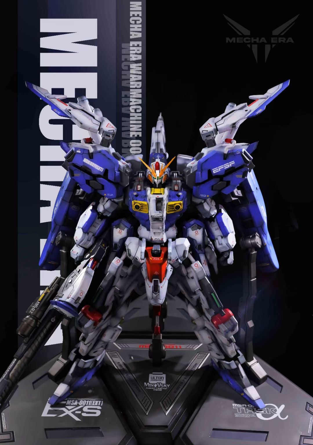 Mecha Era Studio Blue Gundam Model Kit - High-Quality Collectible Action Figure for Anime Fans & Gundam Enthusiasts | Perfect for Display, Cosplay, and Gift Giving