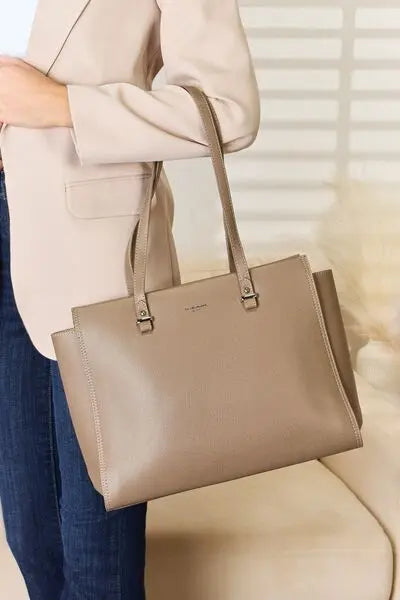 David Jones Medium Work Tote Bag for Women - Professional Laptop Bag with Spacious Compartment | Perfect for Office, Business Travel & Daily Commute