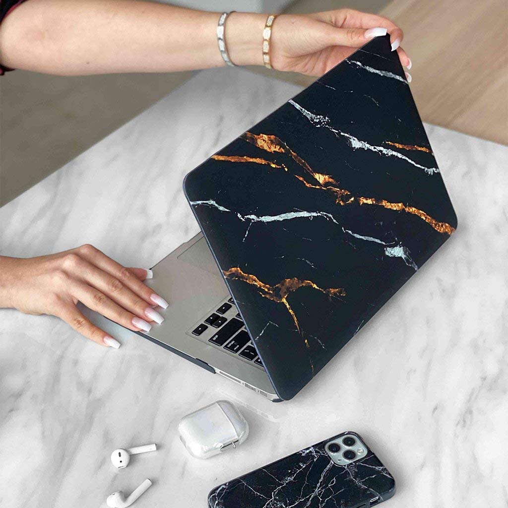 Velvet Caviar MacBook Air 13 inch Case Marble - Protective Hard Shell Cover for MacBook Air 13