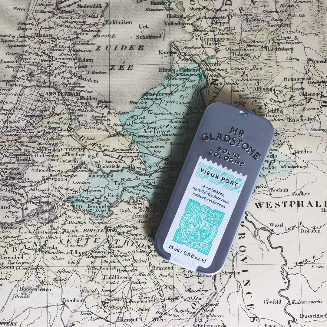 Premium Solid Cologne for Men - Vieux Port Fragrance | Long-Lasting & Portable Scent | Perfect for Travel, Gym & Everyday Use