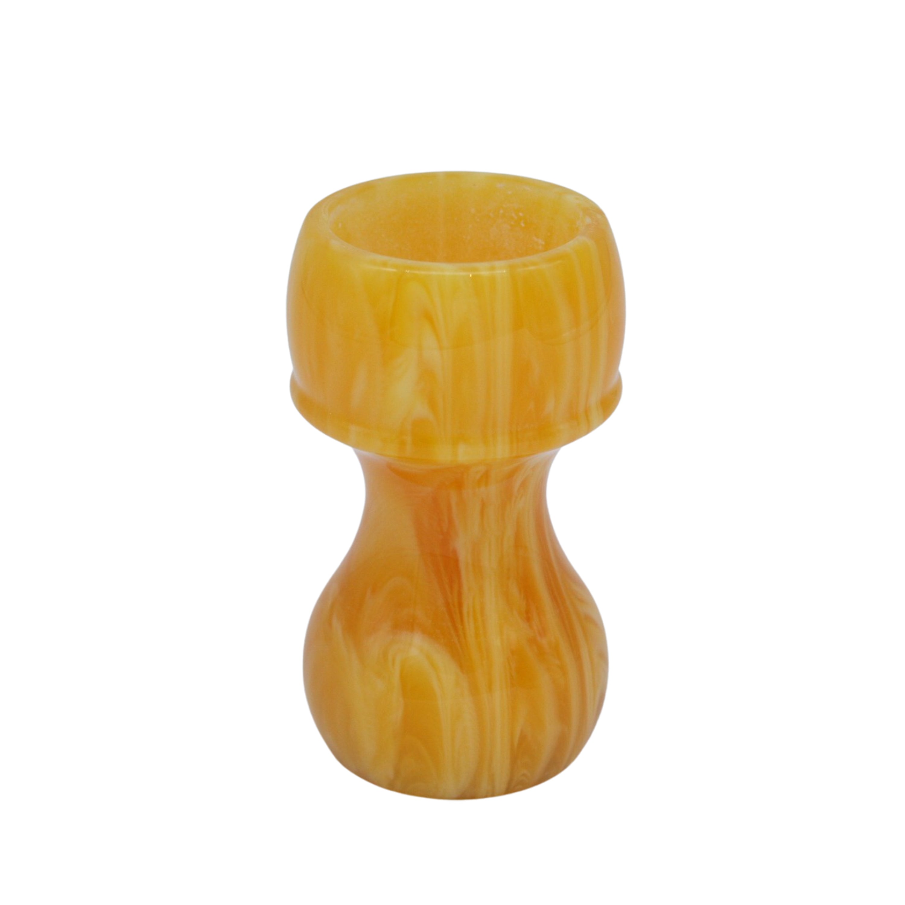 Premium Amber Handcrafted Shaving Brush Handle - Fits 24mm & 26mm Knots - Perfect for Wet Shaving & Grooming Gifts - Luxury Men's Shaving Accessory for Barbers & Home Use