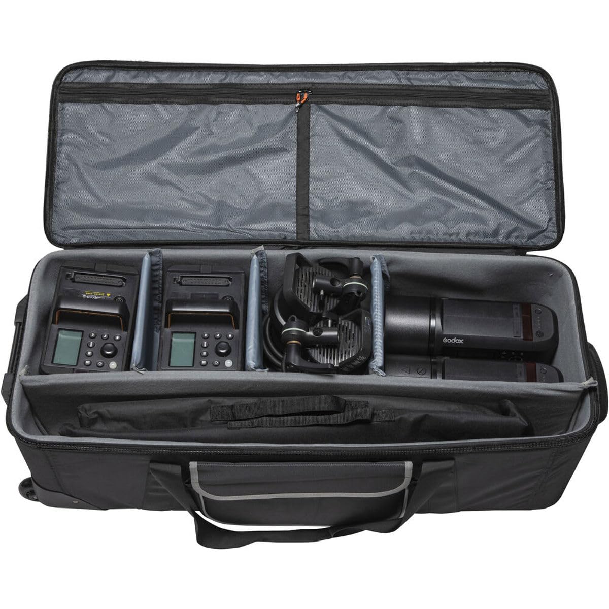 GODOX CB-06 Professional Hard Rolling Case for Photography Equipment - Durable Wheeled Storage Solution for Studio Lights, Cameras & Gear - Perfect for Travel & On-Location Shoots