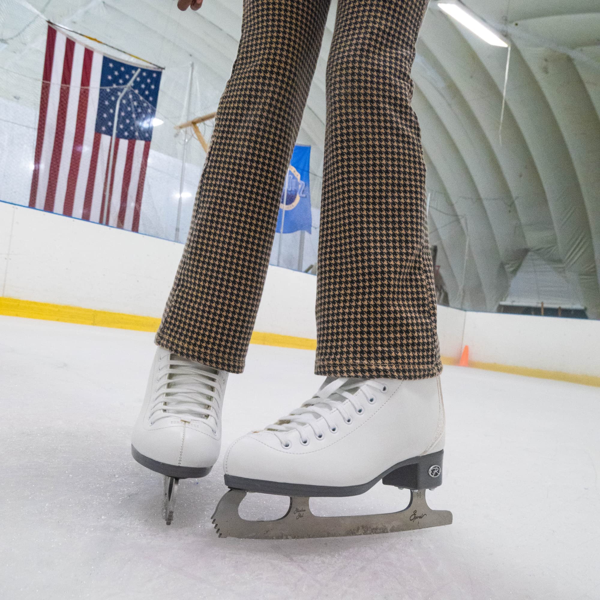 Riedell Sparkle Recreational Beginner Figure Ice Skates - Soft Boot for Comfortable Skating | Perfect for Ice Rinks, Winter Sports & Snow Days