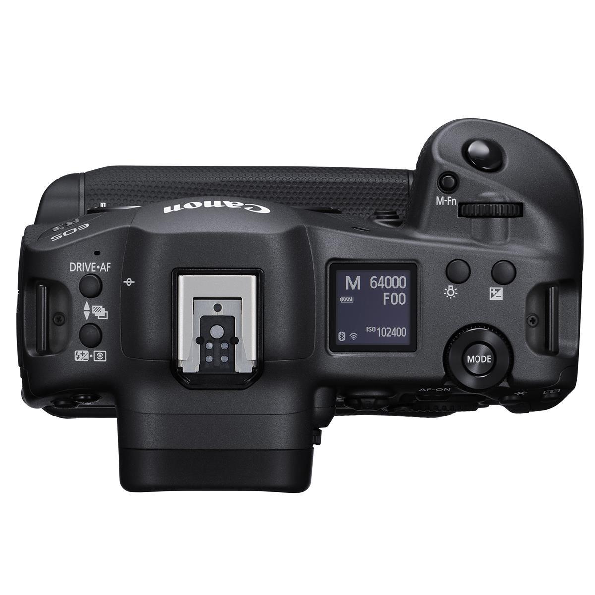 Canon EOS R3 Full Frame Mirrorless Camera Body - Professional 4K Video & High-Speed Photography for Sports, Wildlife & Wedding Photography