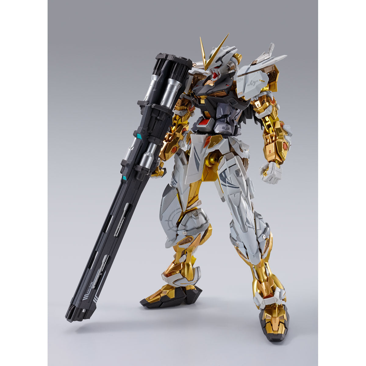 Bandai Metal Build Gundam Seed Astray Gold Frame (Alternative Strike Ver.) Exclusive Collectible Action Figure - Perfect for Anime Fans, Model Collectors & Display Showcase