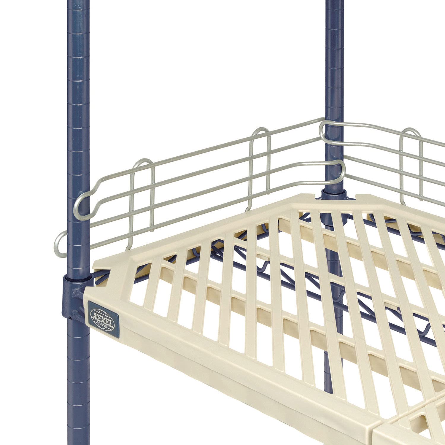 Global Industrial Nexelite Shelf Ledge 36 Inch Length x 4 Inch Height - Heavy Duty Storage Organizer for Retail, Warehouse & Home Organization