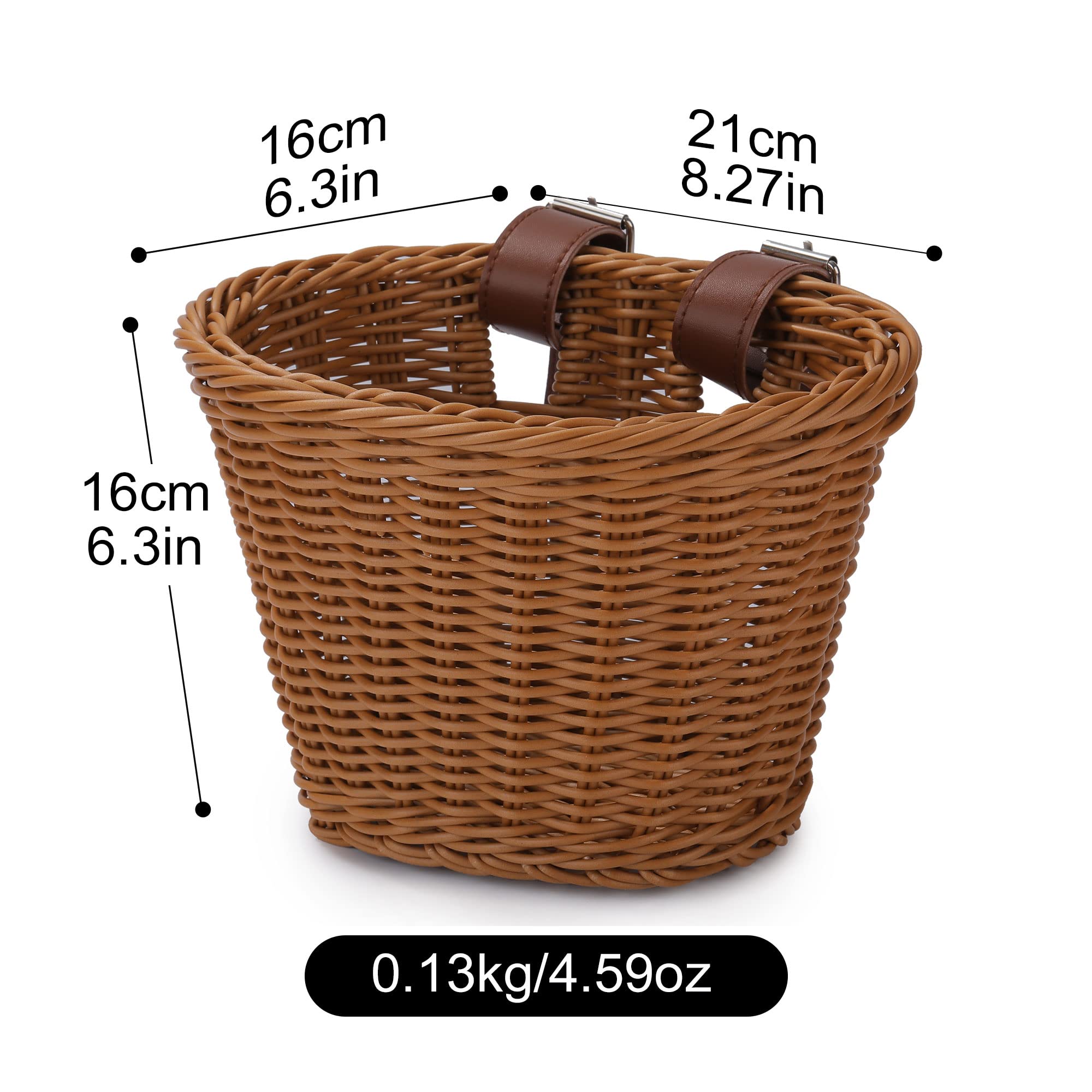 **Kids Bike Basket for Boys & Girls - Front Toddler Tricycle Basket, Strider Bike & Scooter Accessories - Perfect for Arts & Crafts, Bike Decorations & Outdoor Play**