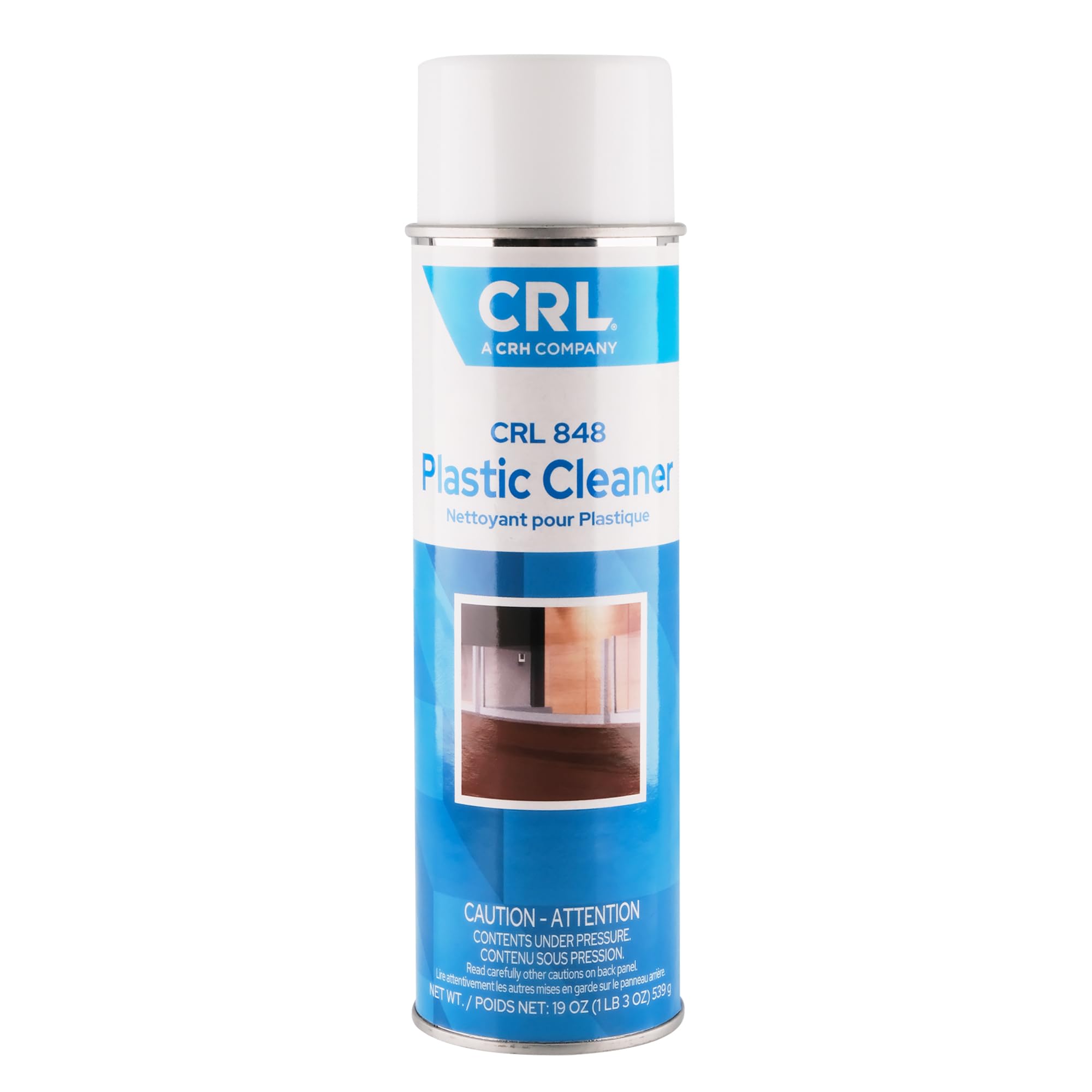 CRL Aerosol Plastic Cleaner by CR Laurence - Fast-Acting Spray for Acrylic, PVC & Polycarbonate - Streak-Free Cleaning for Windows, Displays & DIY Projects