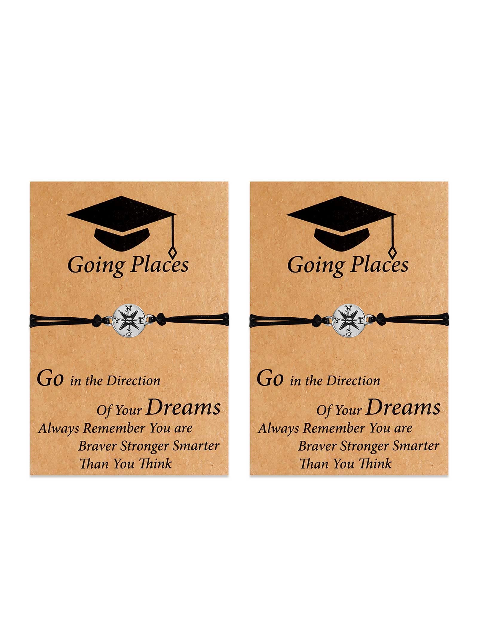 2024 Graduation Gifts for Her & Him - Compass Bracelet for College Grads & Decor