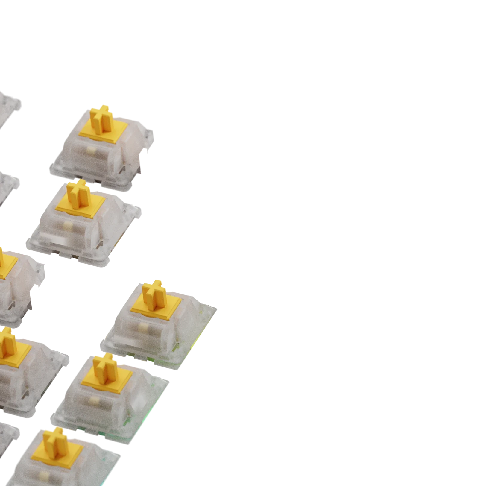 Glorious Panda Silent MX Switches - 65% ANSI Mechanical Keyboard Switches for Quiet Typing & Gaming