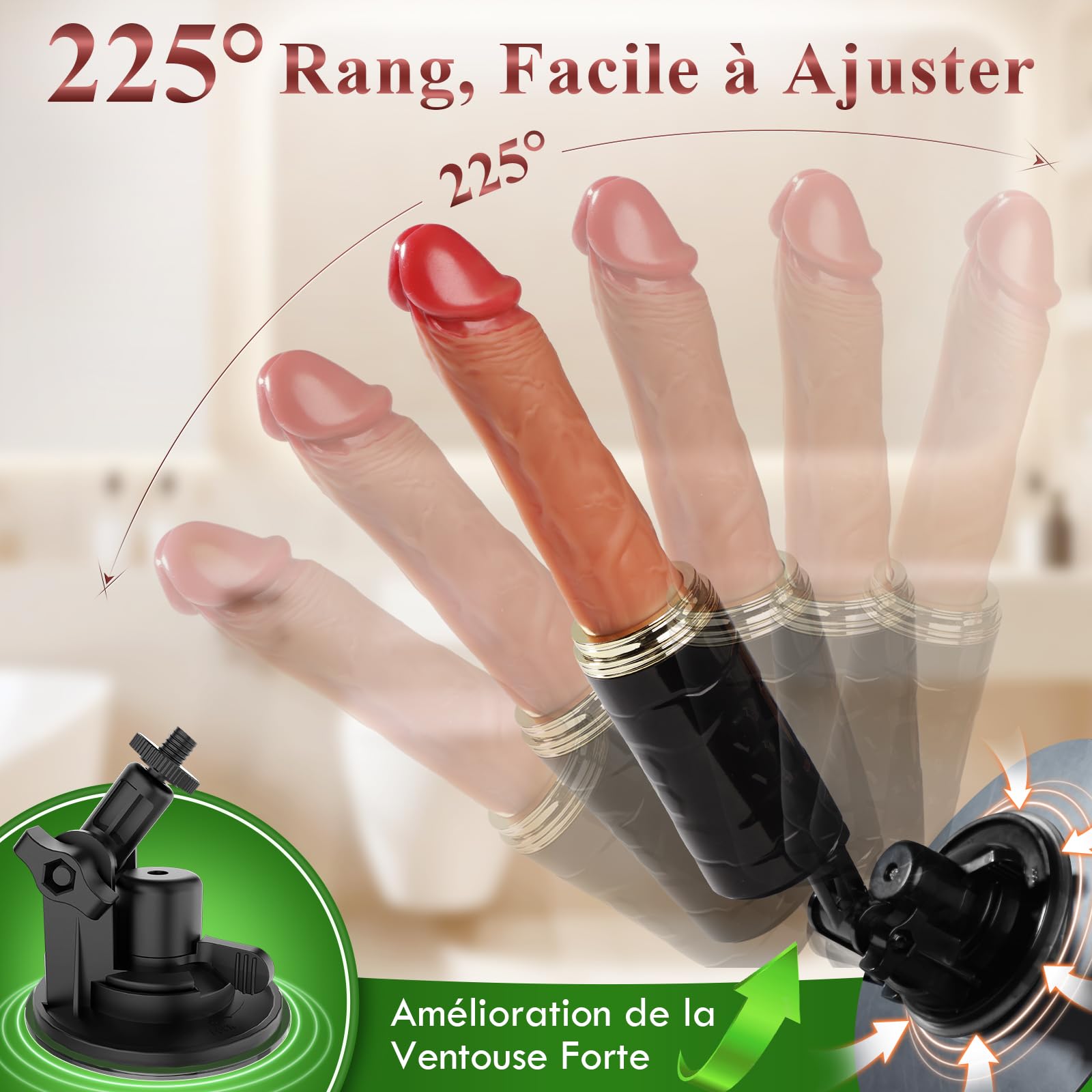 Remote Control Vibrating Dildo for Women - 5 Thrusting & 7 Vibration Modes, Suction Cup Base, Wireless G-Spot Stimulator - Perfect for Couples Play, Solo Pleasure & BDSM Exploration