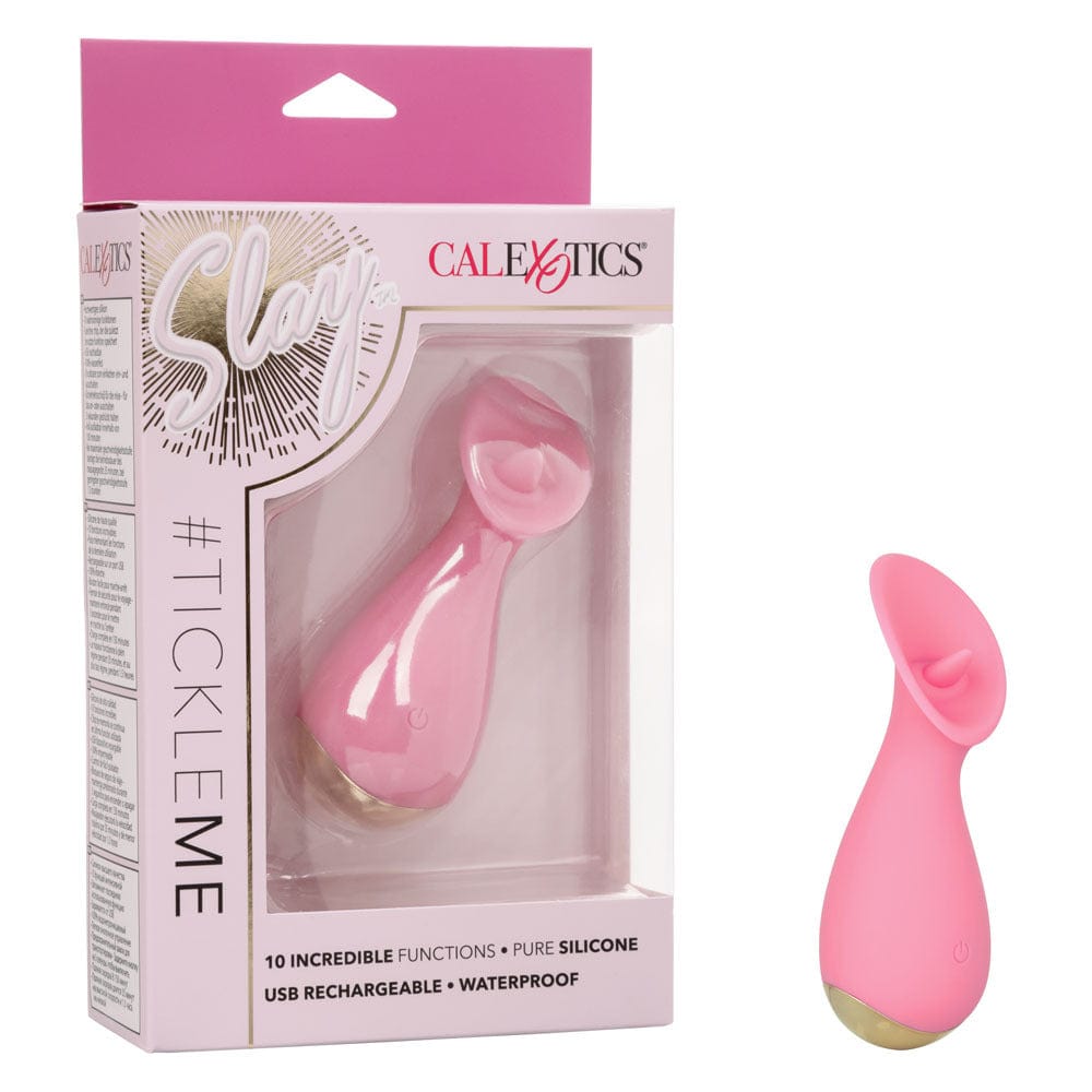 Slay #TickleMe - Mini Flickering Vibrator for Women | Powerful Clitoral Stimulation | Waterproof & Rechargeable | Perfect for Solo Play & Couples Intimacy