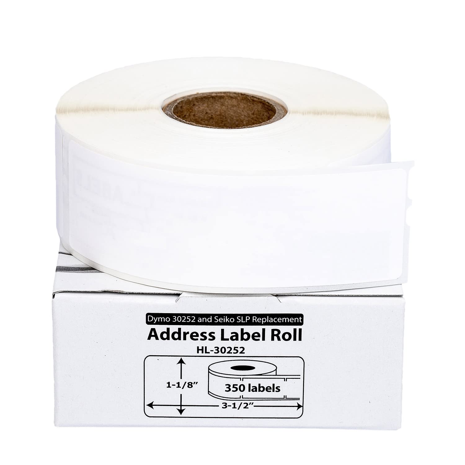 HOUSELABELS Compatible DYMO 30252 Address Labels (1-1/8