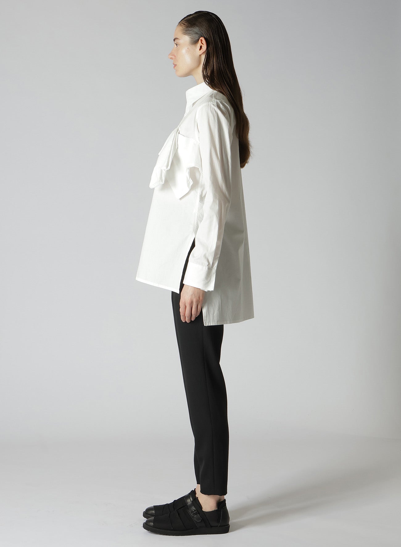 Women's Cotton Broad R Box Detail Blouse - Elegant Casual Top for Work, Office, and Everyday Wear