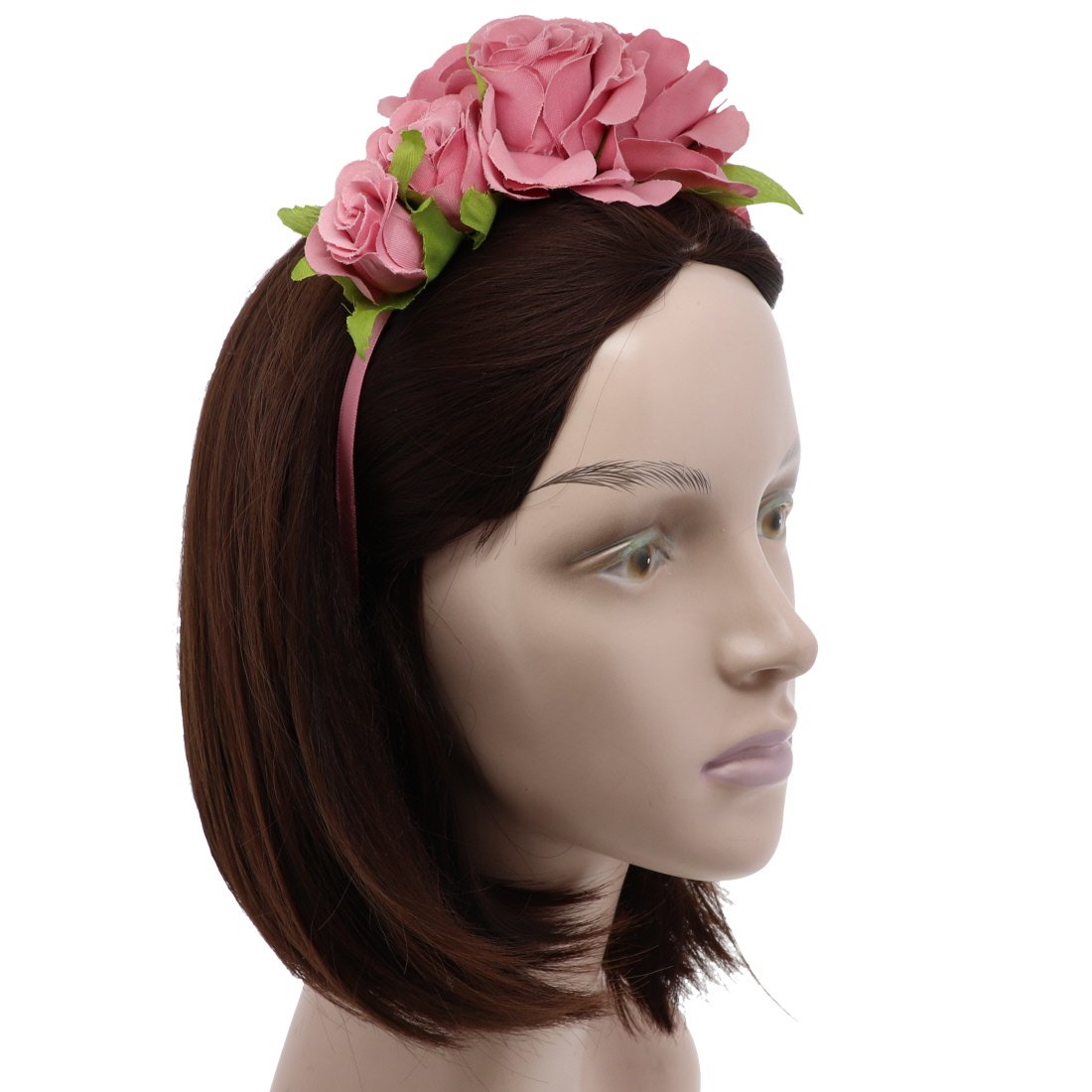 Rose Flower Hair Wreath Boho Headband - Floral Crown for Women | Perfect for Weddings, Festivals & Bohemian Style Outfits