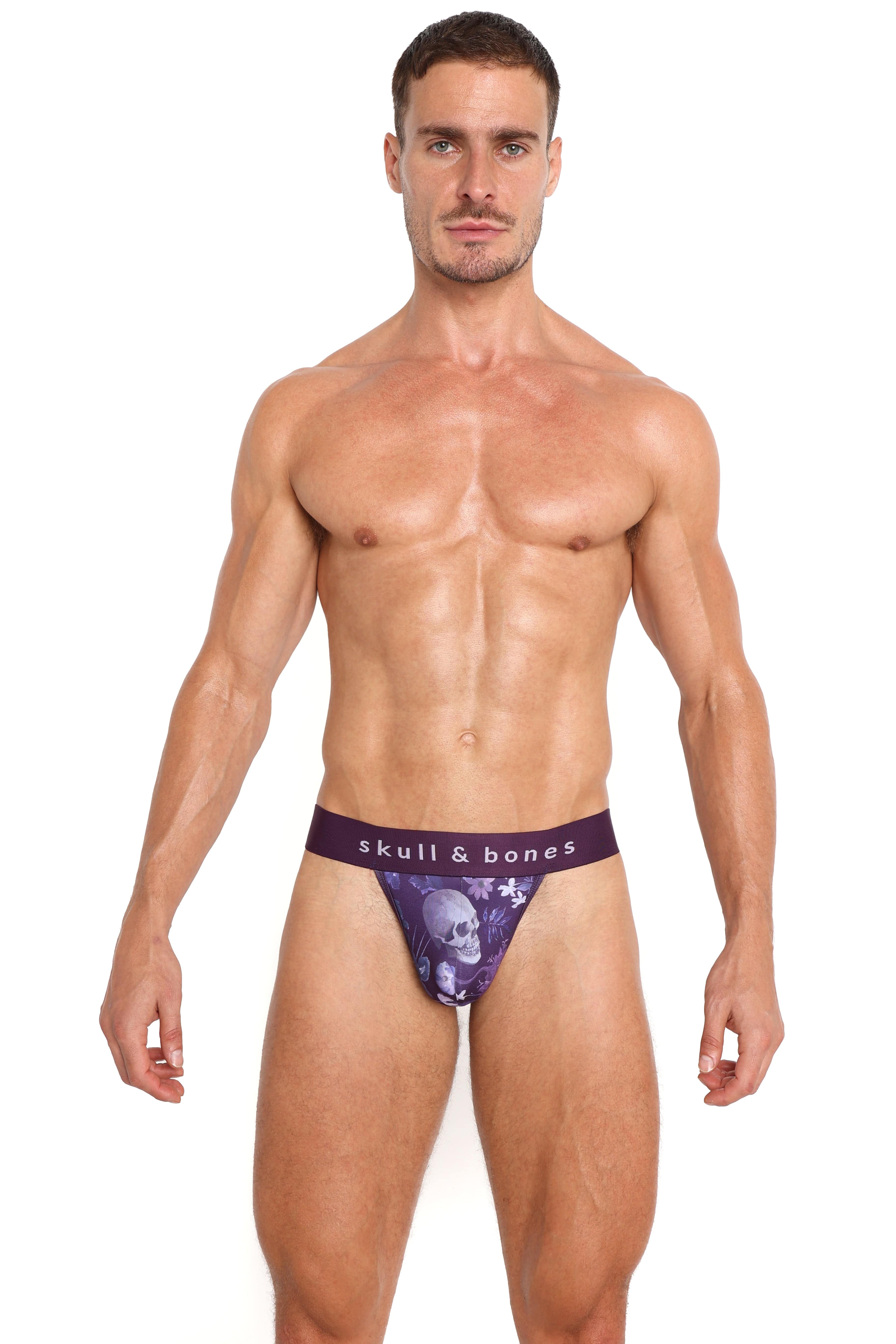 Dutch Floral Thong Purple - Comfortable Women's Underwear for Daily Wear & Special Occasions | Breathable & Stylish Panties for Lounge, Sleep & Intimate Moments