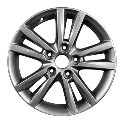 Original Hyundai Sonata 16 Inch OEM Wheel Rim ALY070866 (Silver) - Compatible with 2015-2017 Models | Part# 52910C2100 | Perfect Replacement for Damaged Wheels, Car Upgrades & Customization