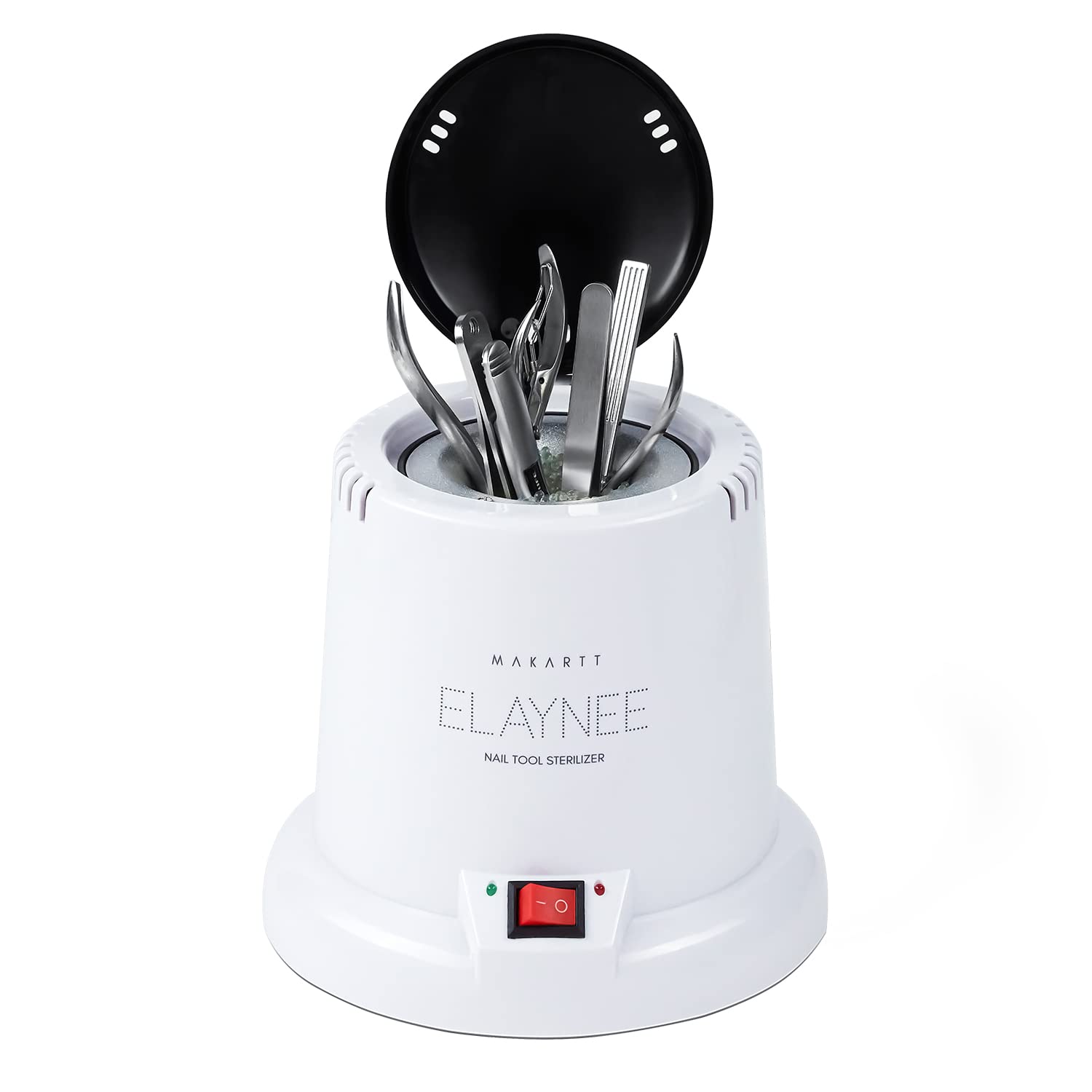 Makartt Professional Nail Tool Sterilizer - High Temperature Autoclave Sterilizer for Manicure Salon, Esthetician & Lash Tech Supplies | Sanitize Metal Nail Art Tools | Essential Salon Equipment for Hygiene & Safety | Perfect for Nail Salons, Beauty Spas & Home Use